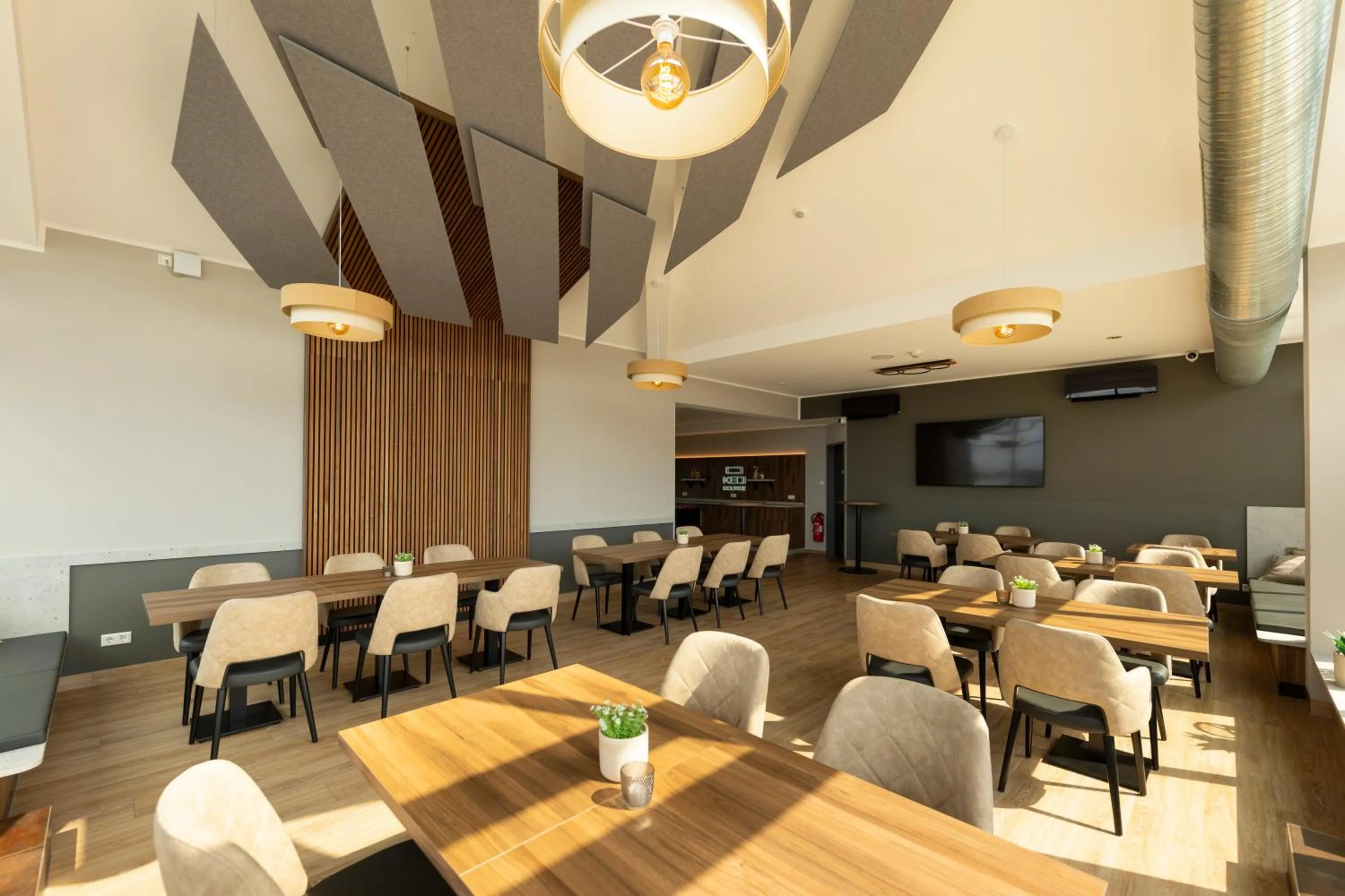 Seating area in Kedi Hotel Papenburg