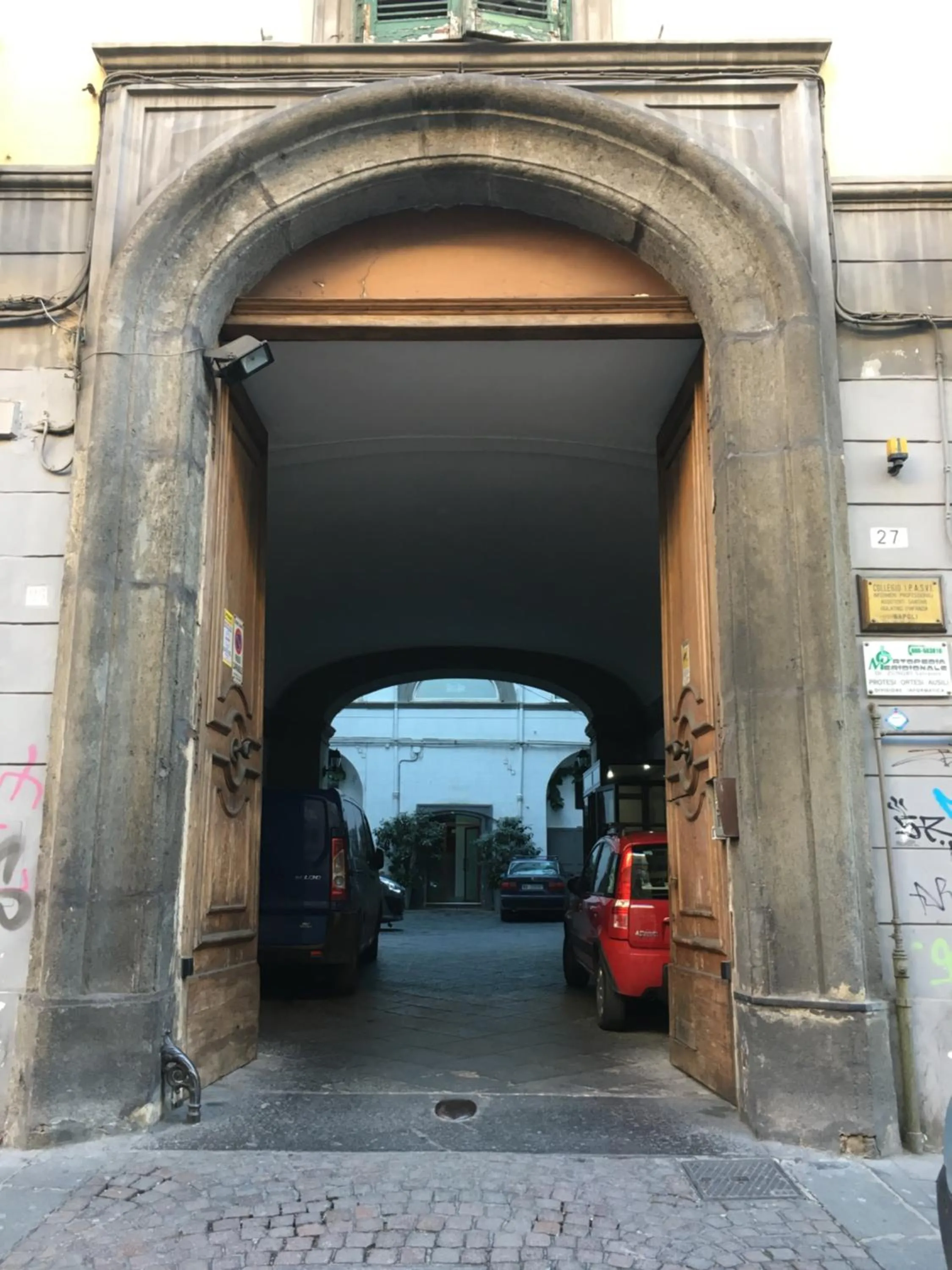 Facade/entrance in Resort CostantiNapoli 27