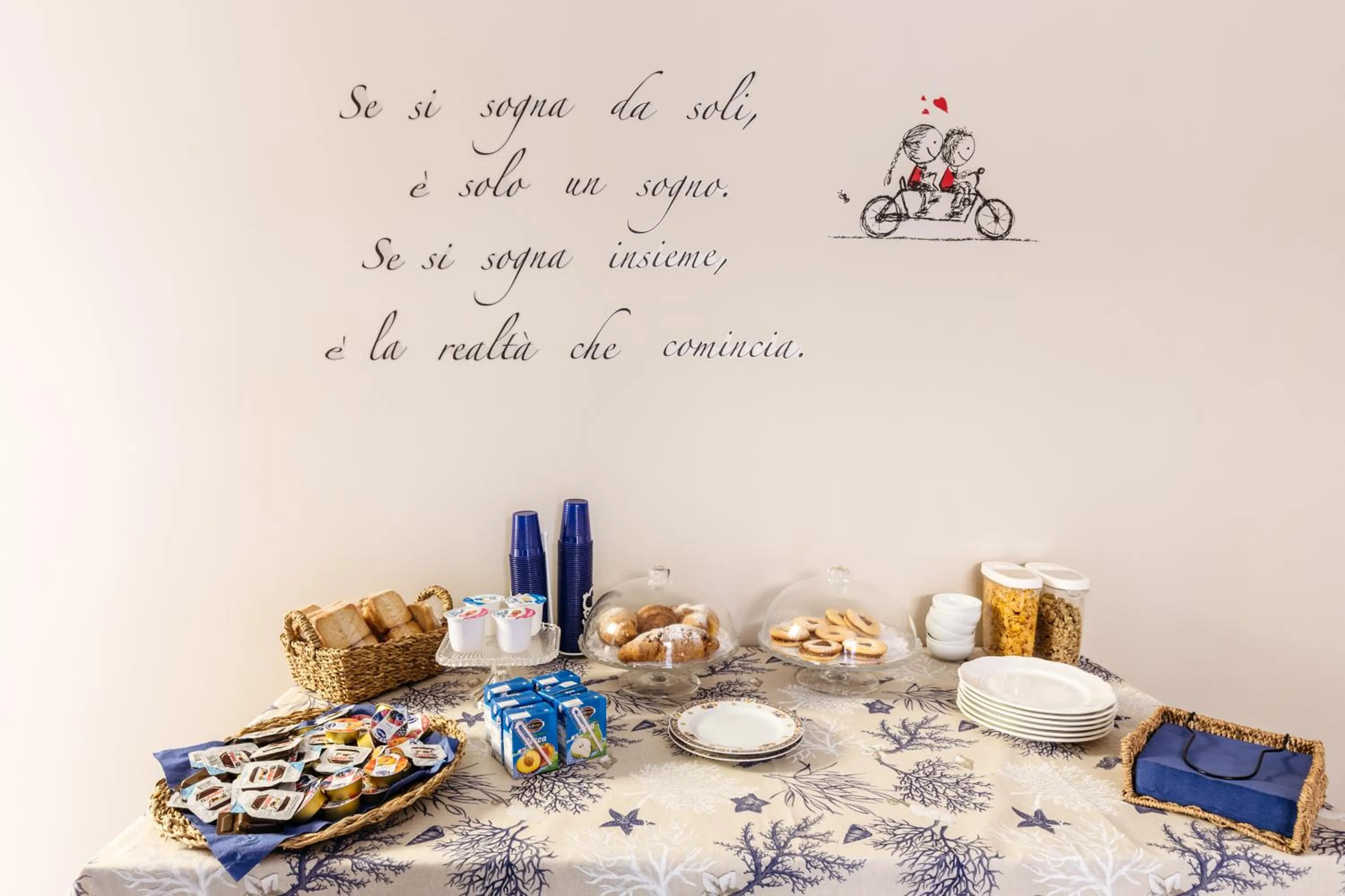 Food close-up in B&B Medusa