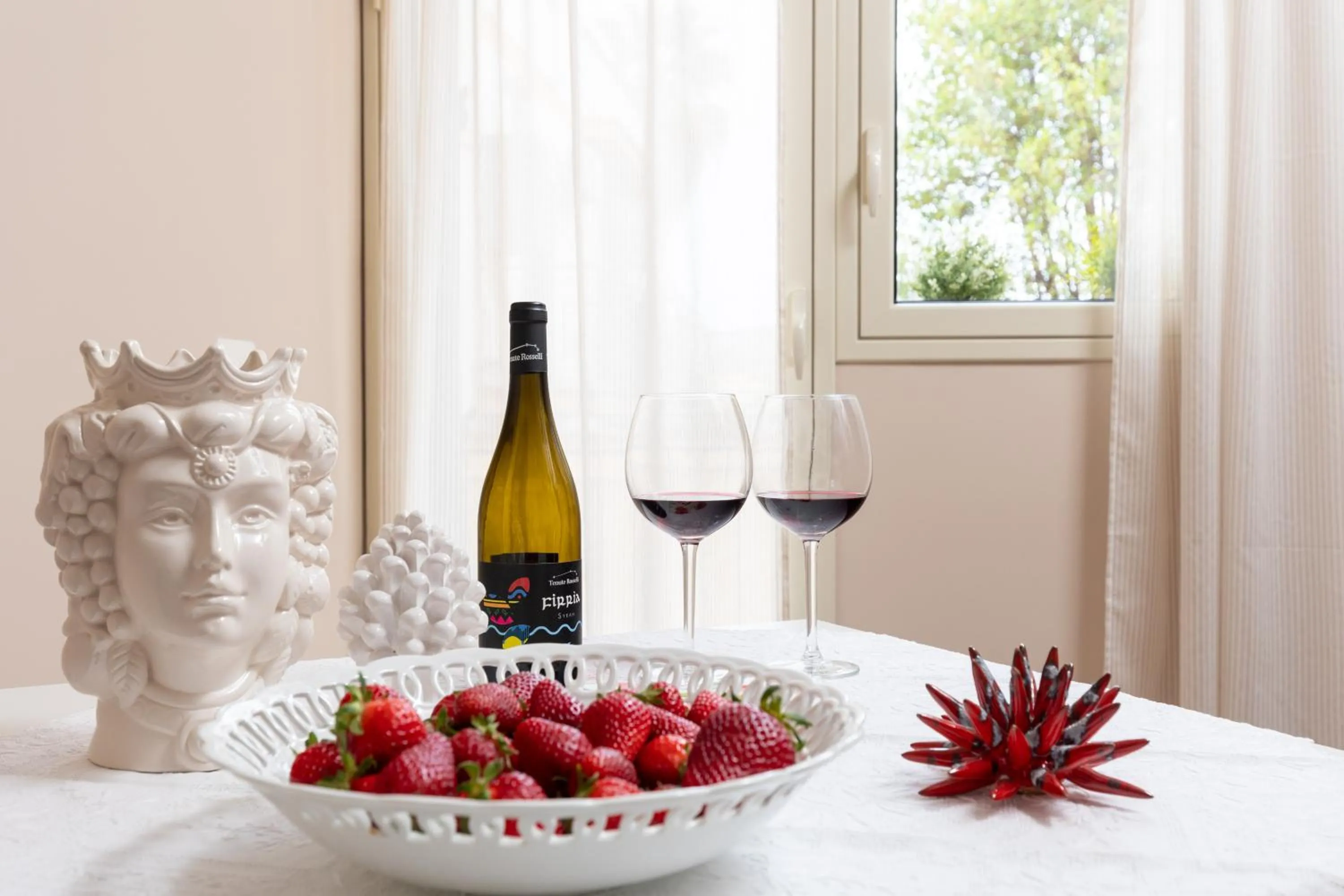 Food and drinks in B&B Medusa