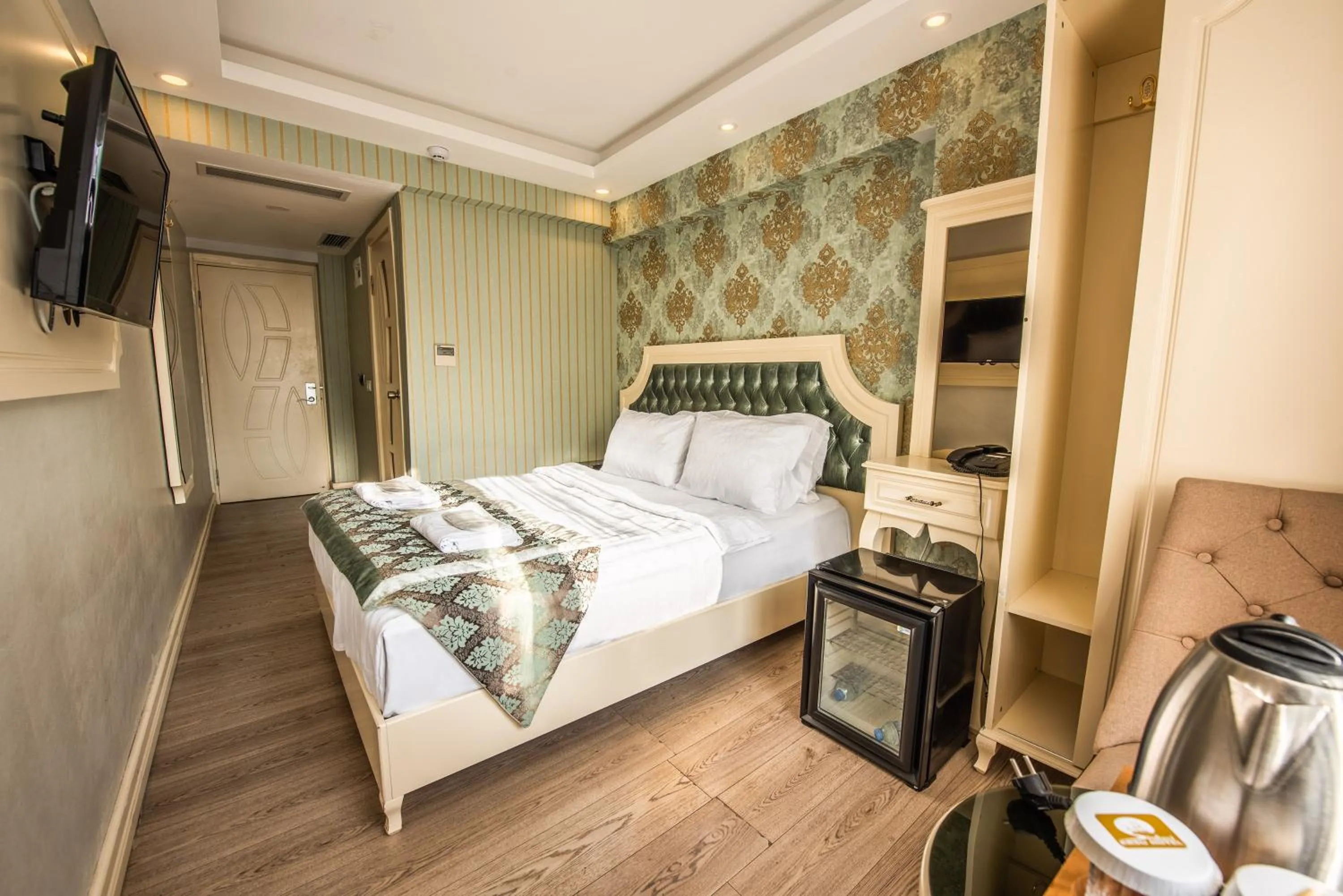 Bed in Sirkeci Ersu Hotel & SPA