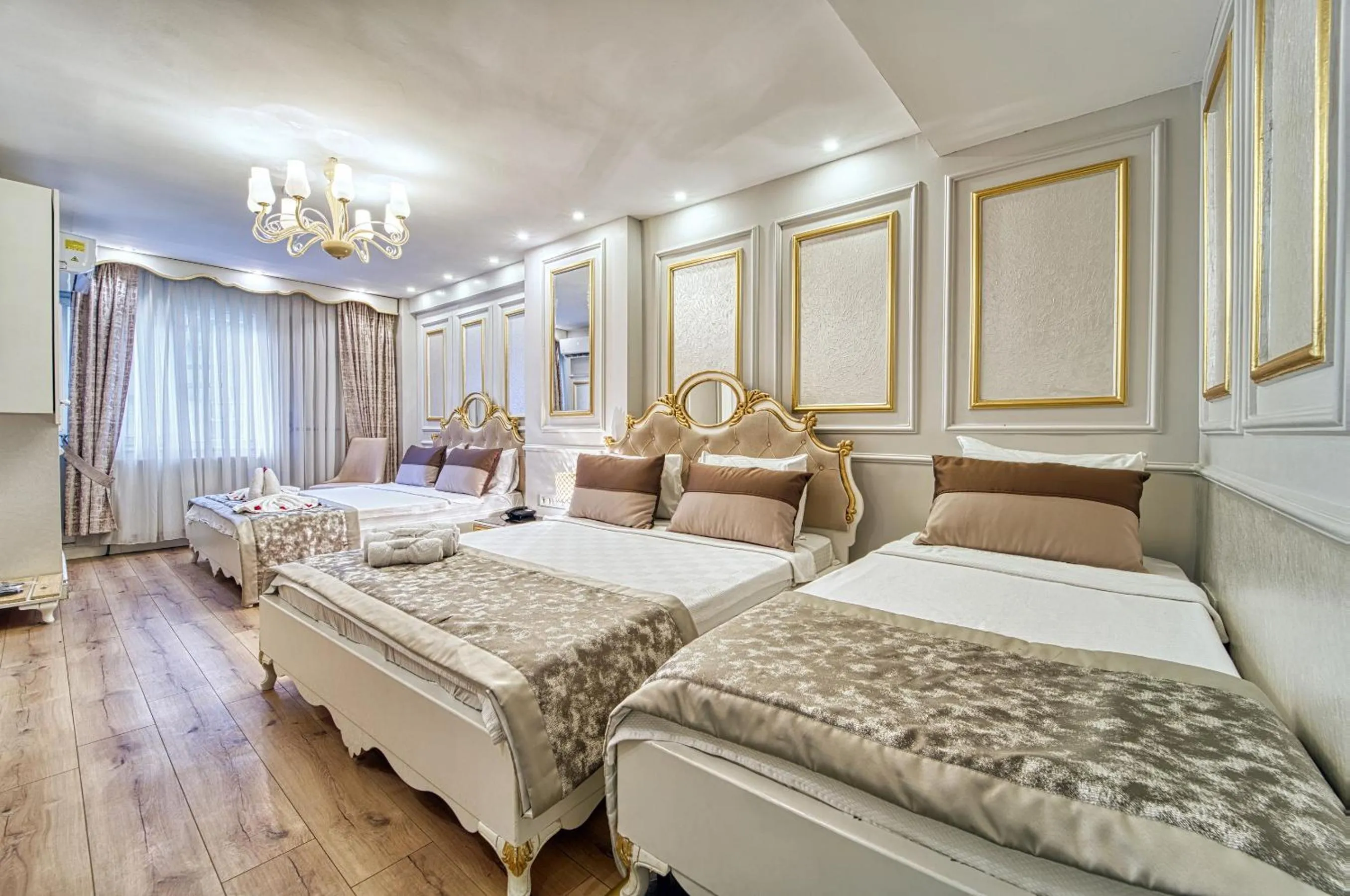 Bed in Sirkeci Ersu Hotel & SPA