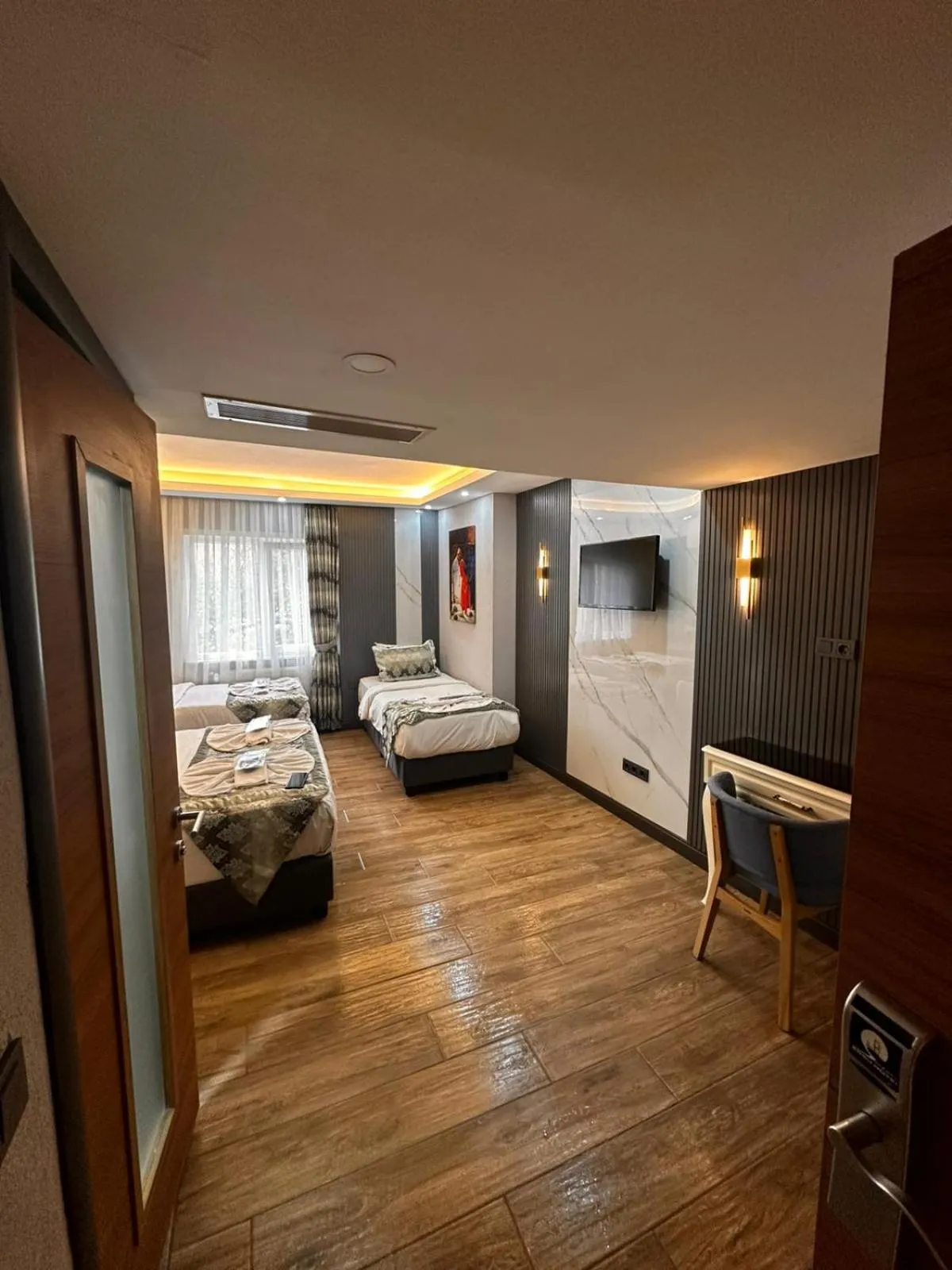 Bed in Sirkeci Ersu Hotel & SPA