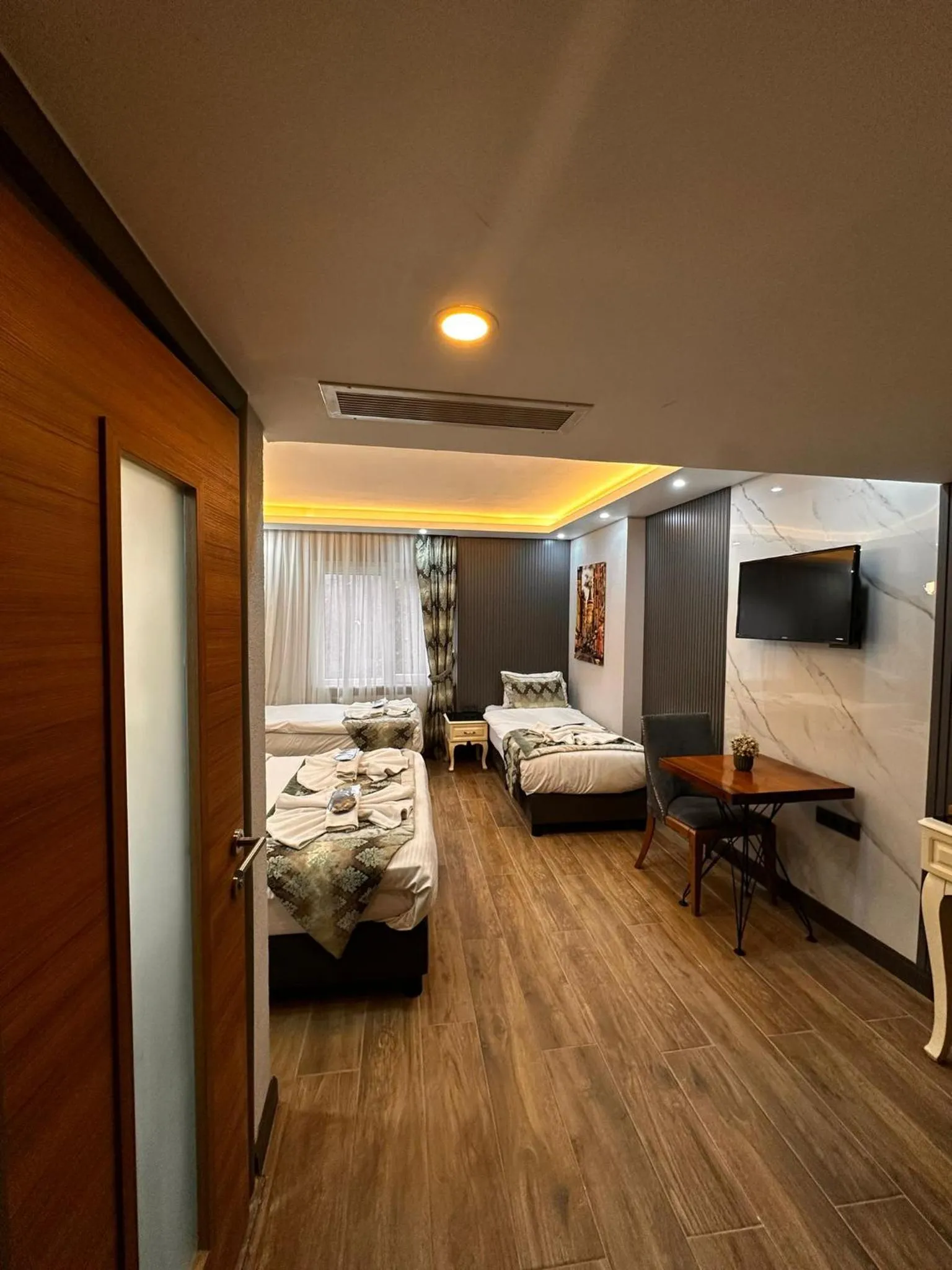 Bed in Sirkeci Ersu Hotel & SPA