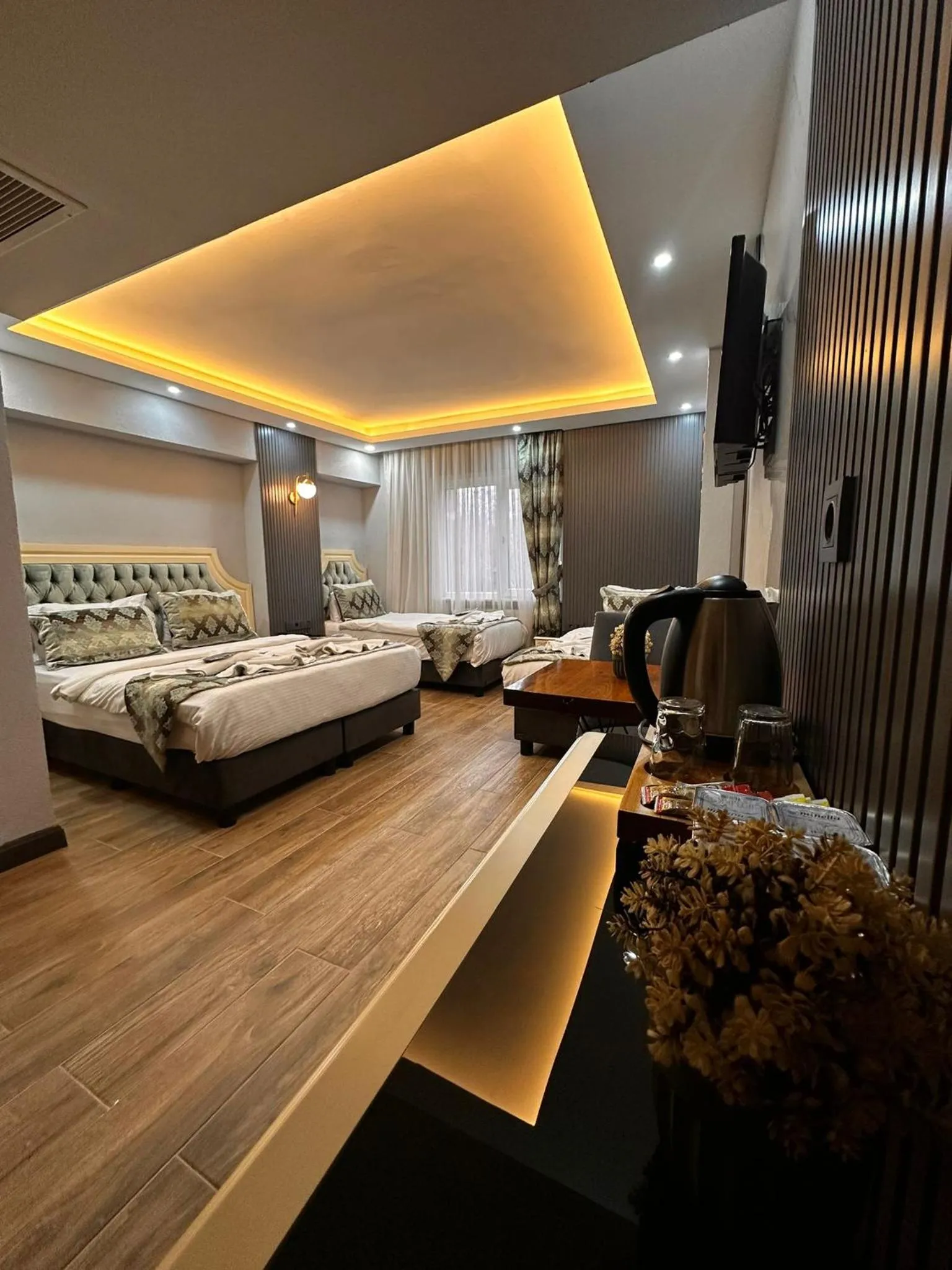 Bed in Sirkeci Ersu Hotel & SPA