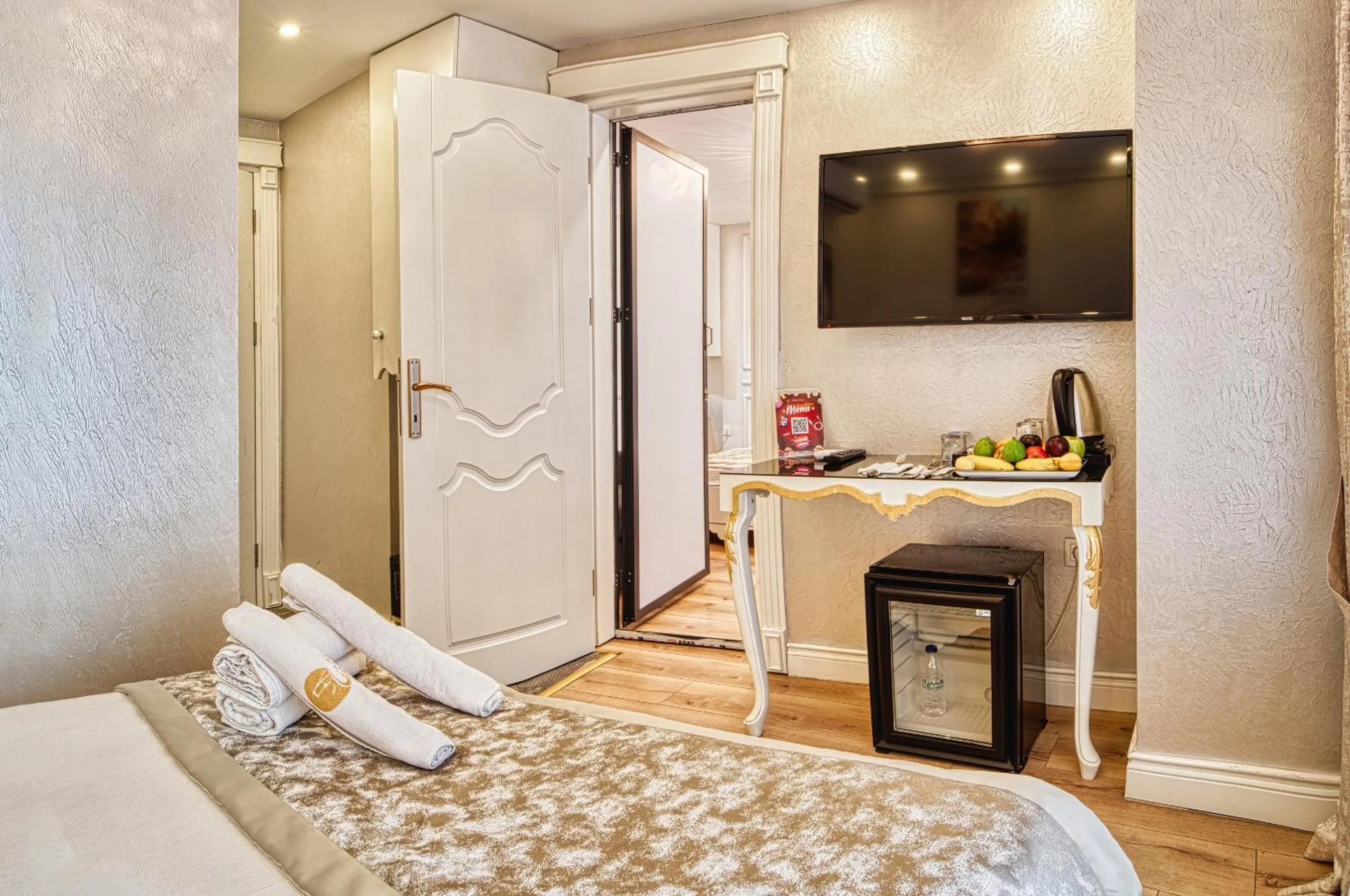 TV and multimedia, Bed in Sirkeci Ersu Hotel & SPA