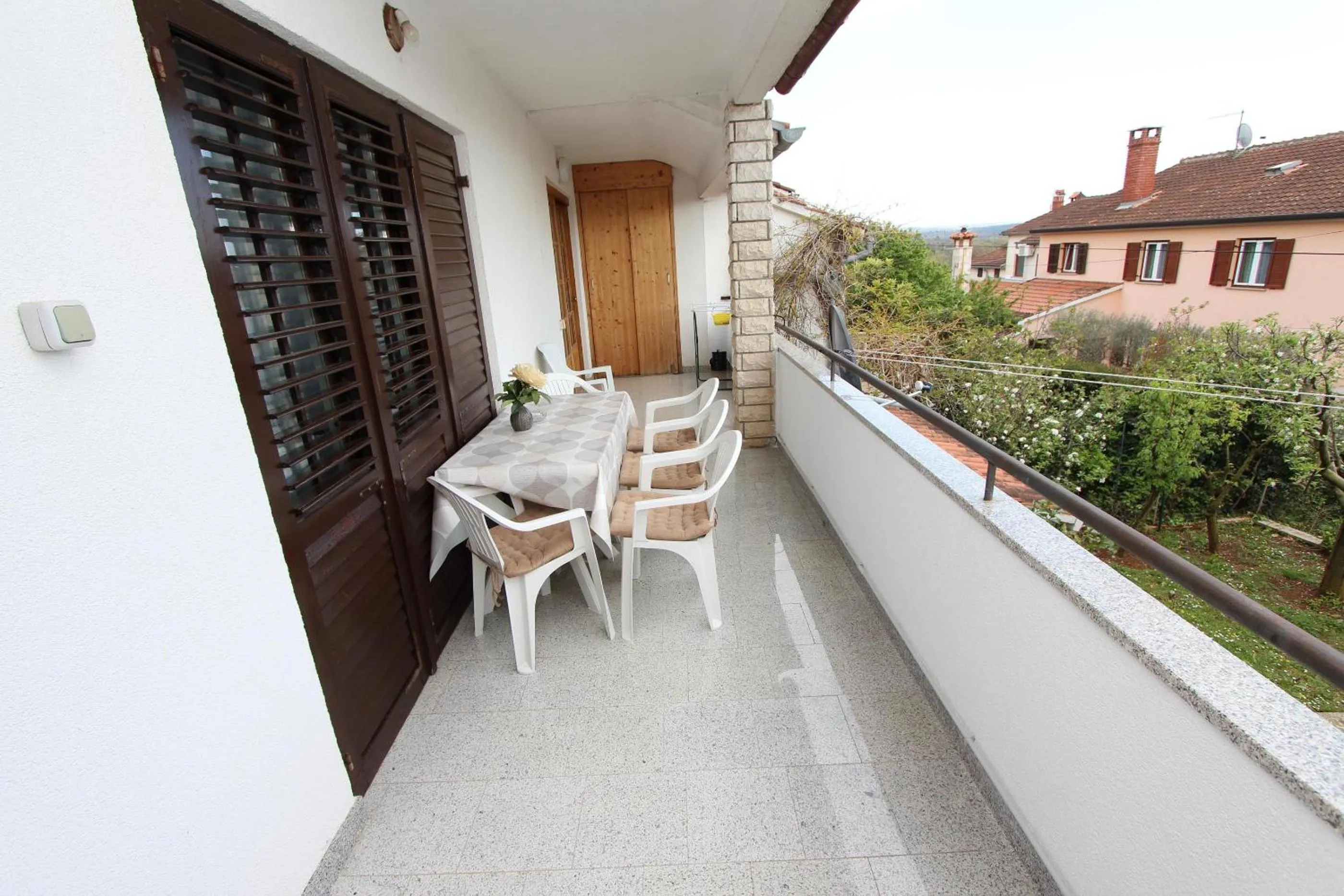 Balcony/Terrace in Apartments Divna