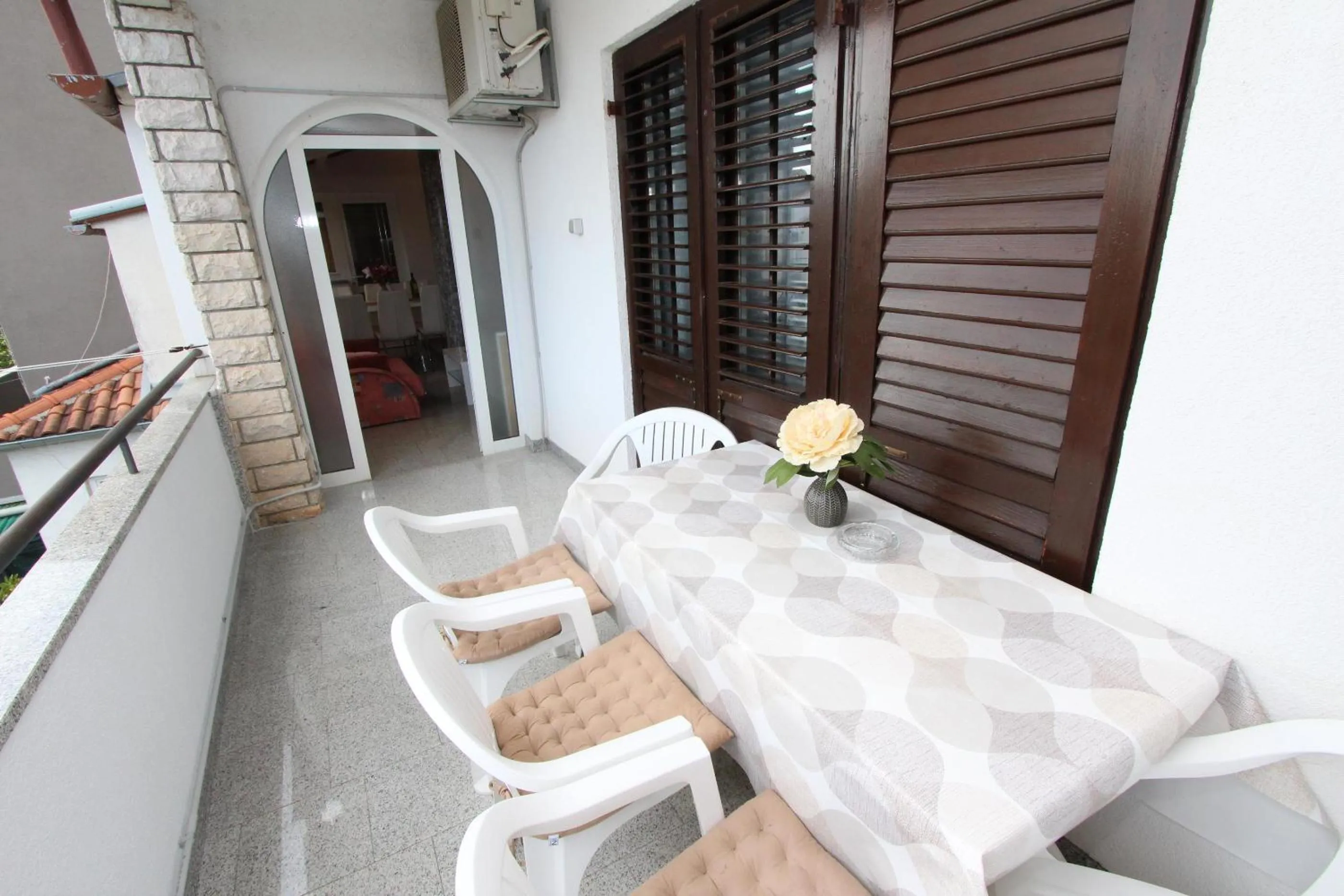 Balcony/Terrace in Apartments Divna