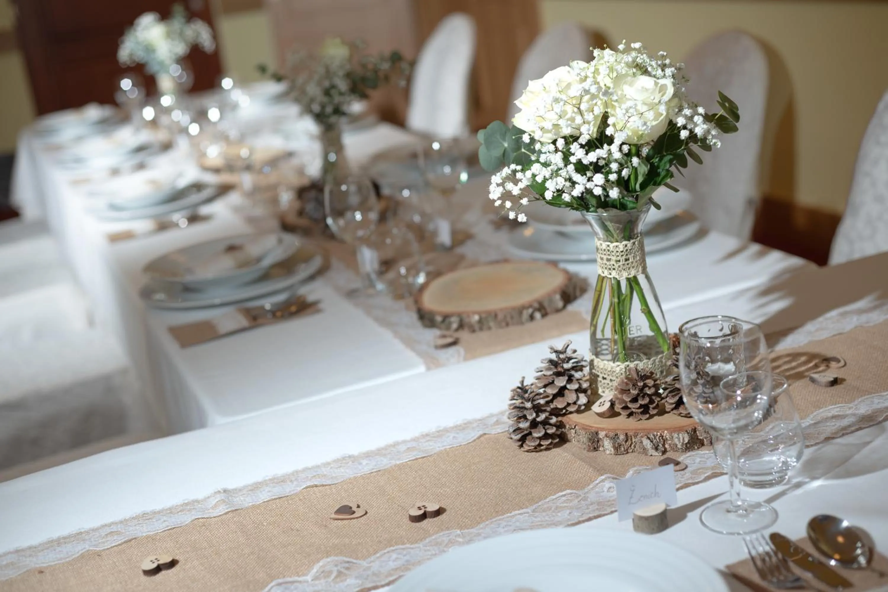 Decorative detail in Hotel Chvalská Tvrz