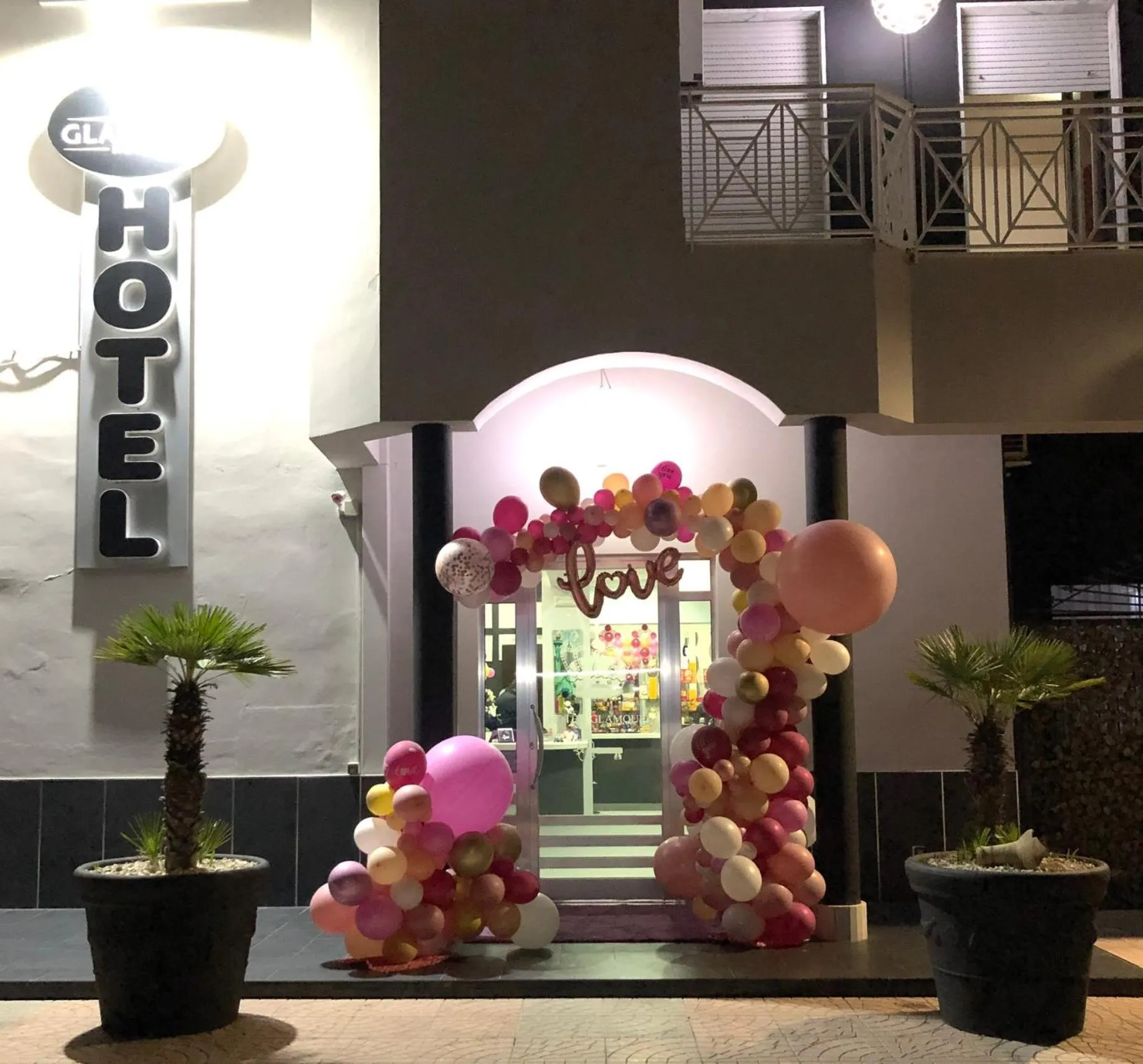 Property building in Hotel Glamour