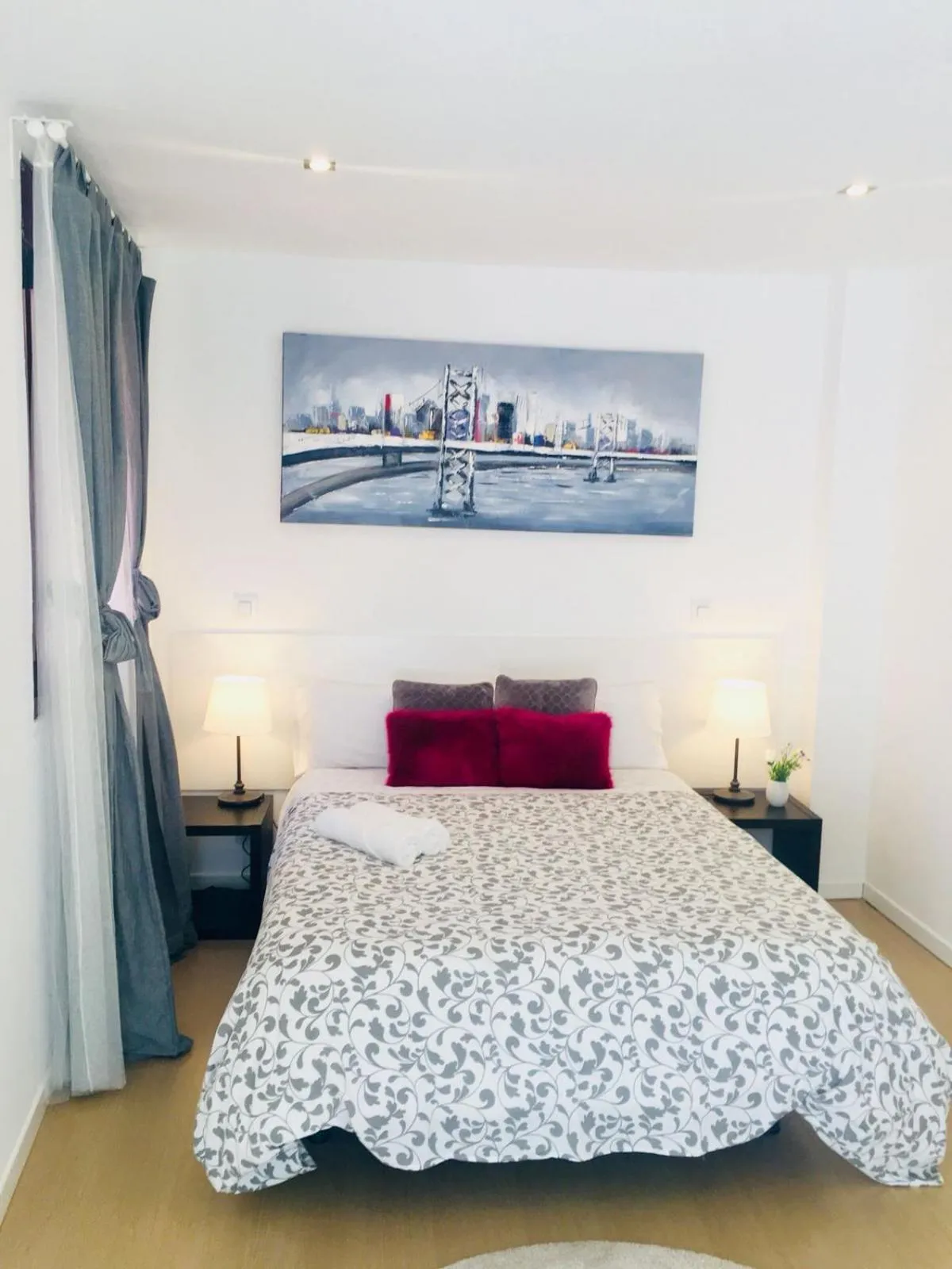 Bed in AYZ Javier Cabrini - Auto check-in property
