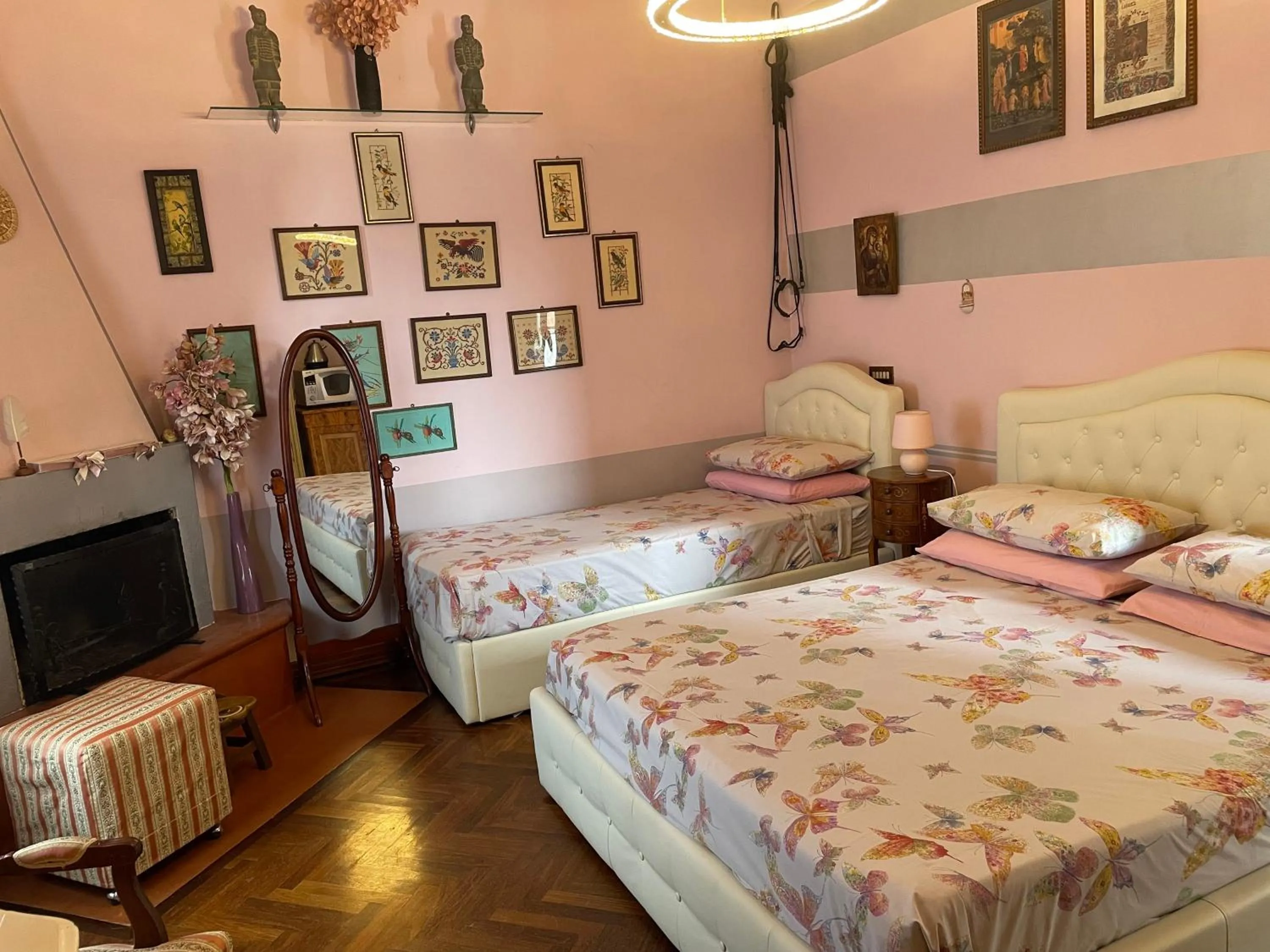 Bed in B&B Les Fleurettes