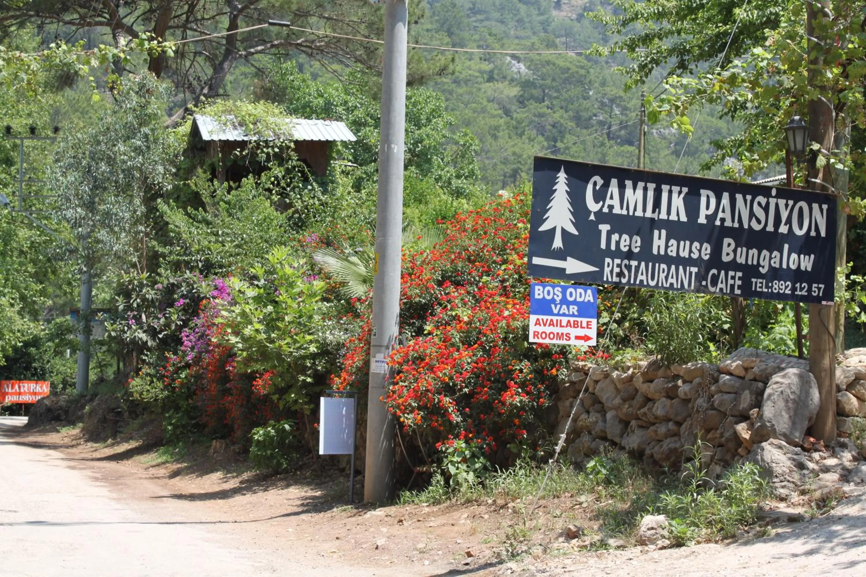 Facade/entrance in Olympos Camlık Pension