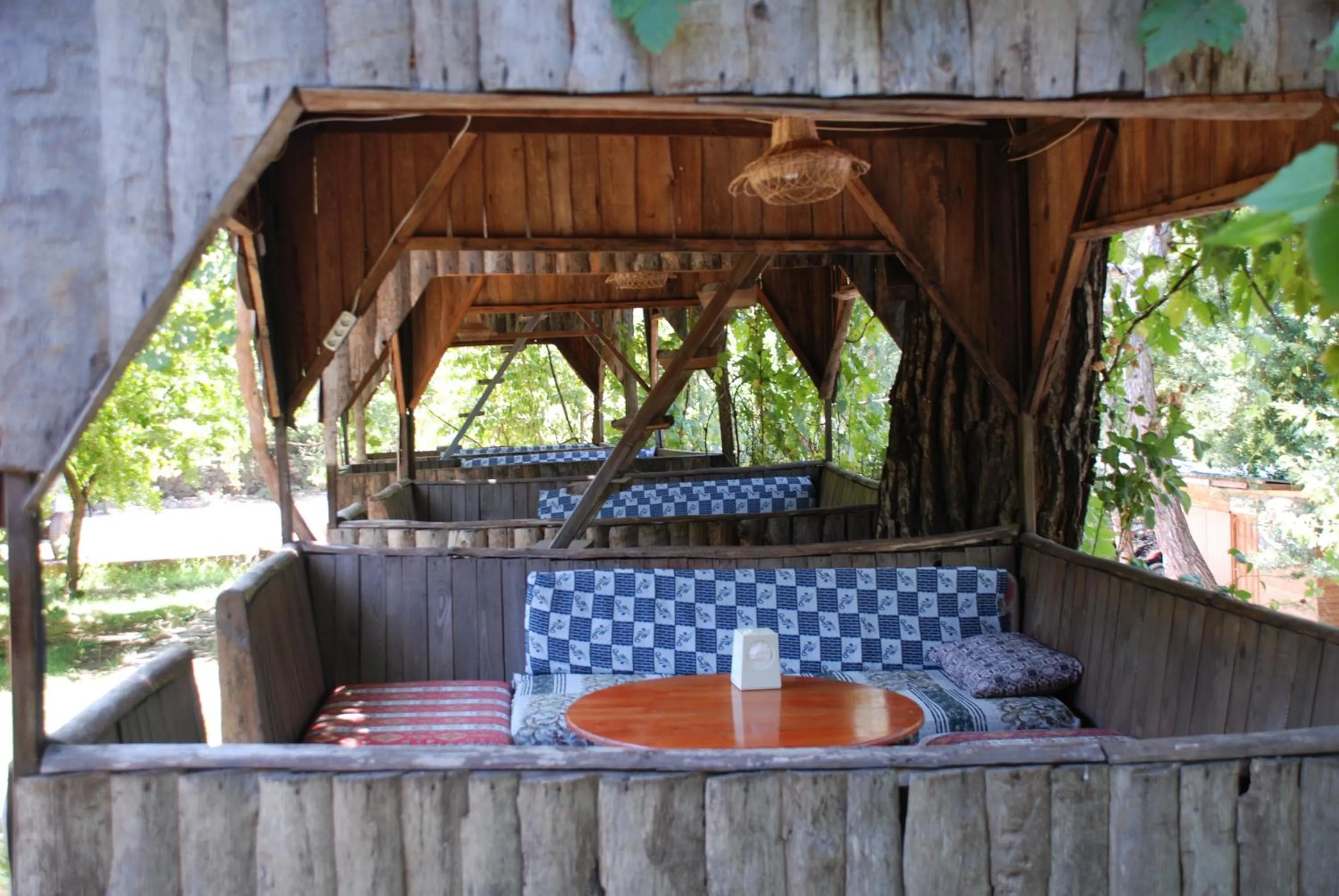 Seating area in Olympos Camlık Pension