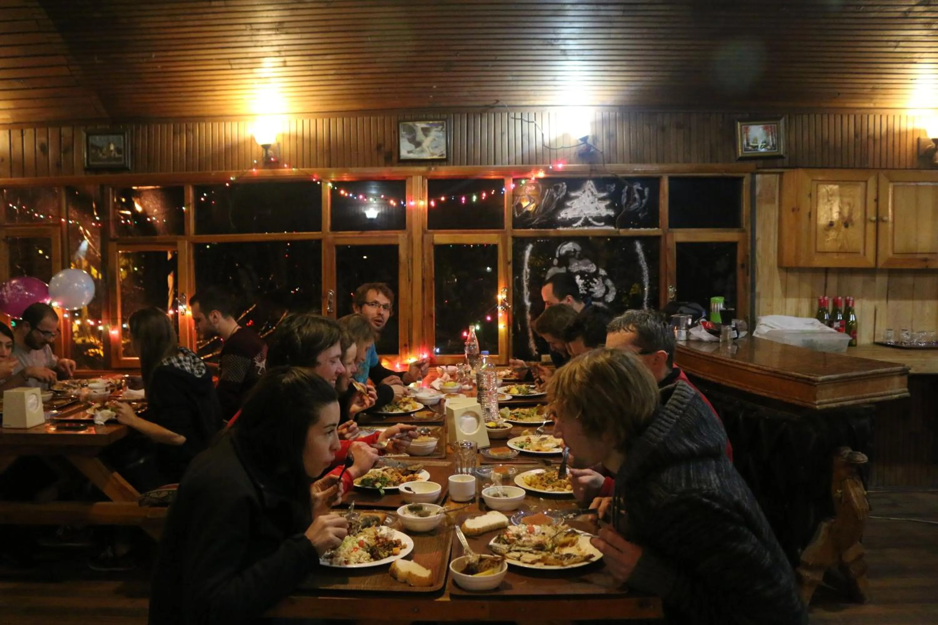 group of guests in Olympos Camlık Pension