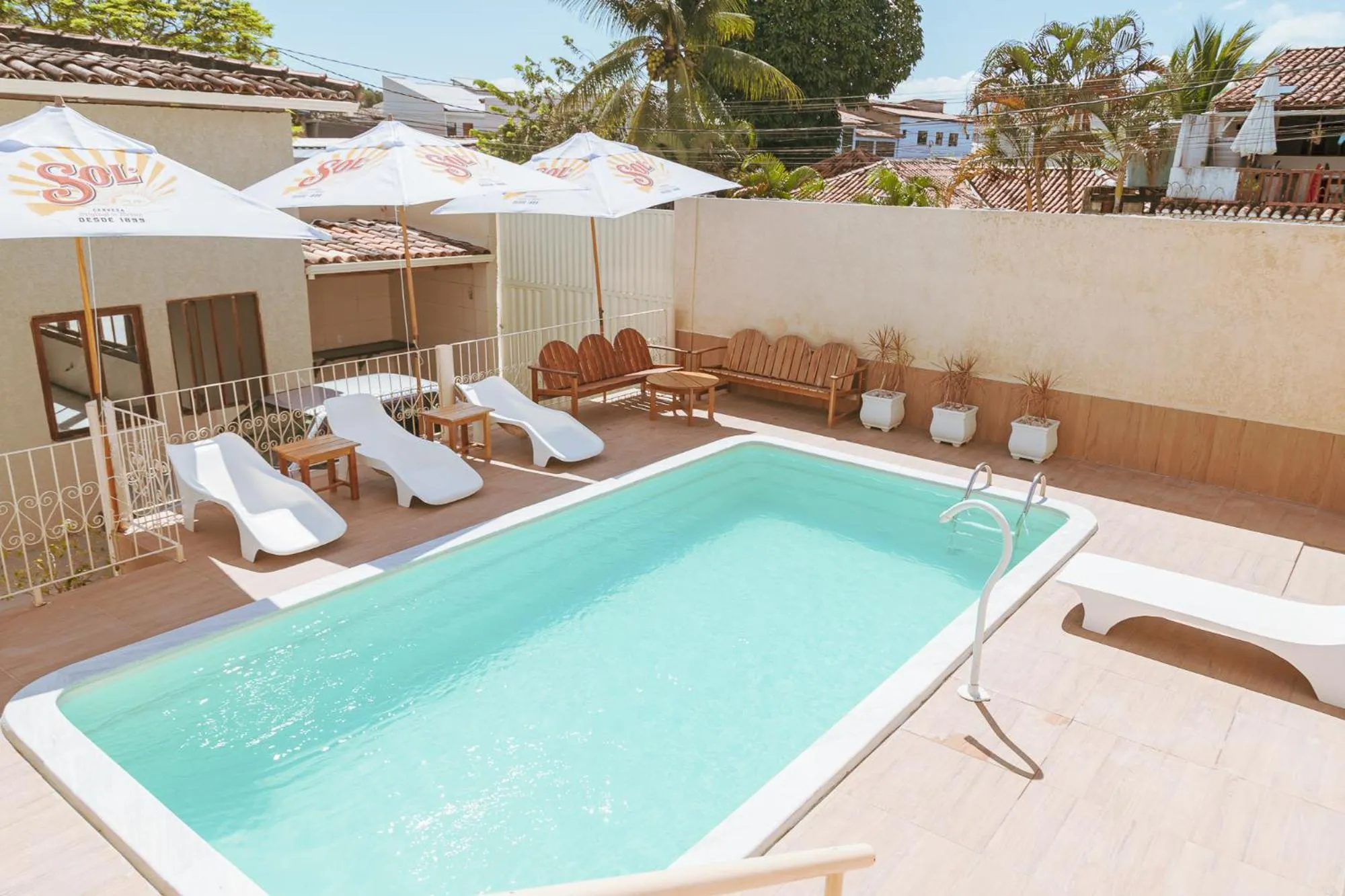 Swimming pool in Pousada Porto Da Barra