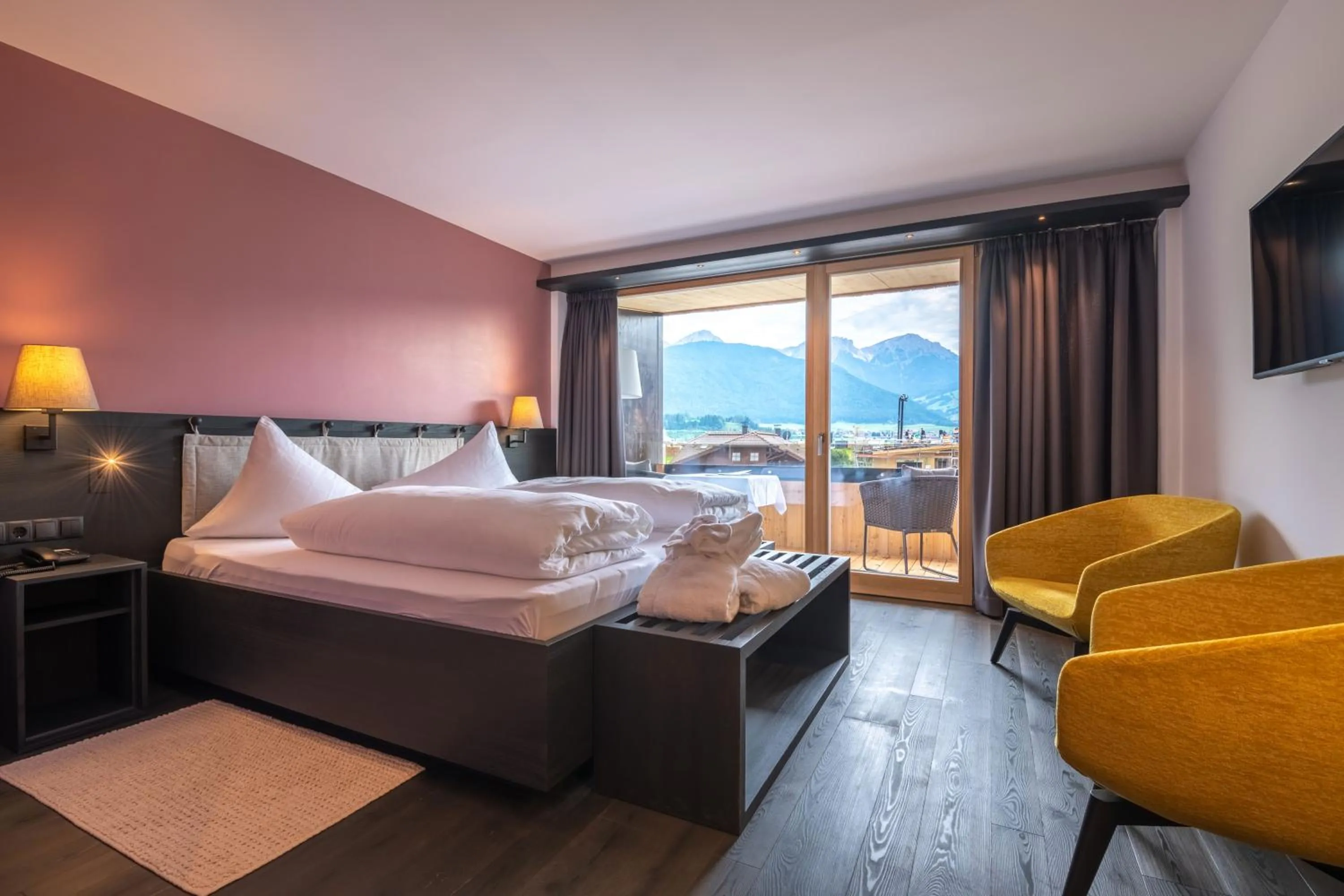 Photo of the whole room, Bed in Hotel Brunnerhof