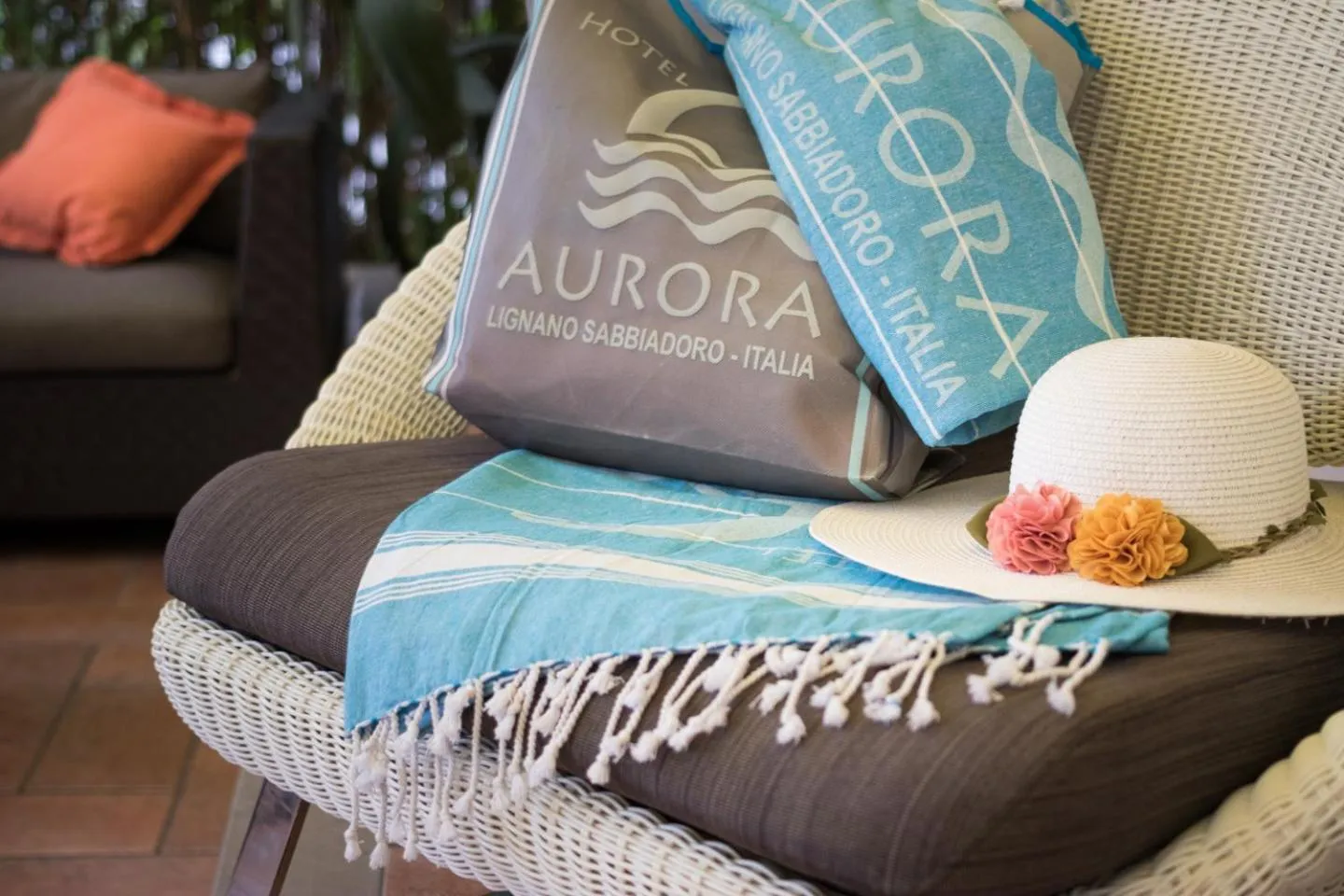 Decorative detail in Hotel Aurora