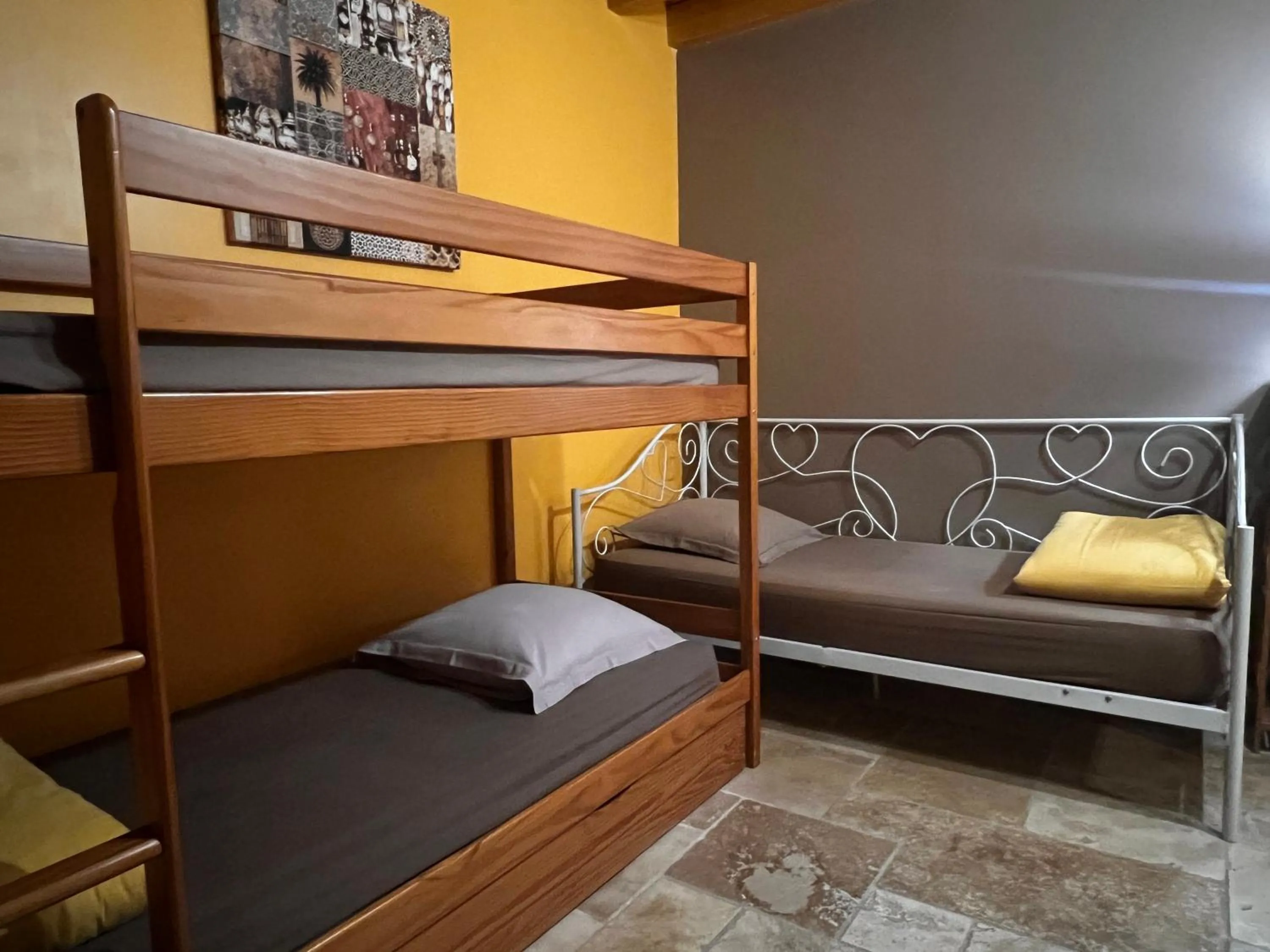 Bed in Le Jardin des Gorges