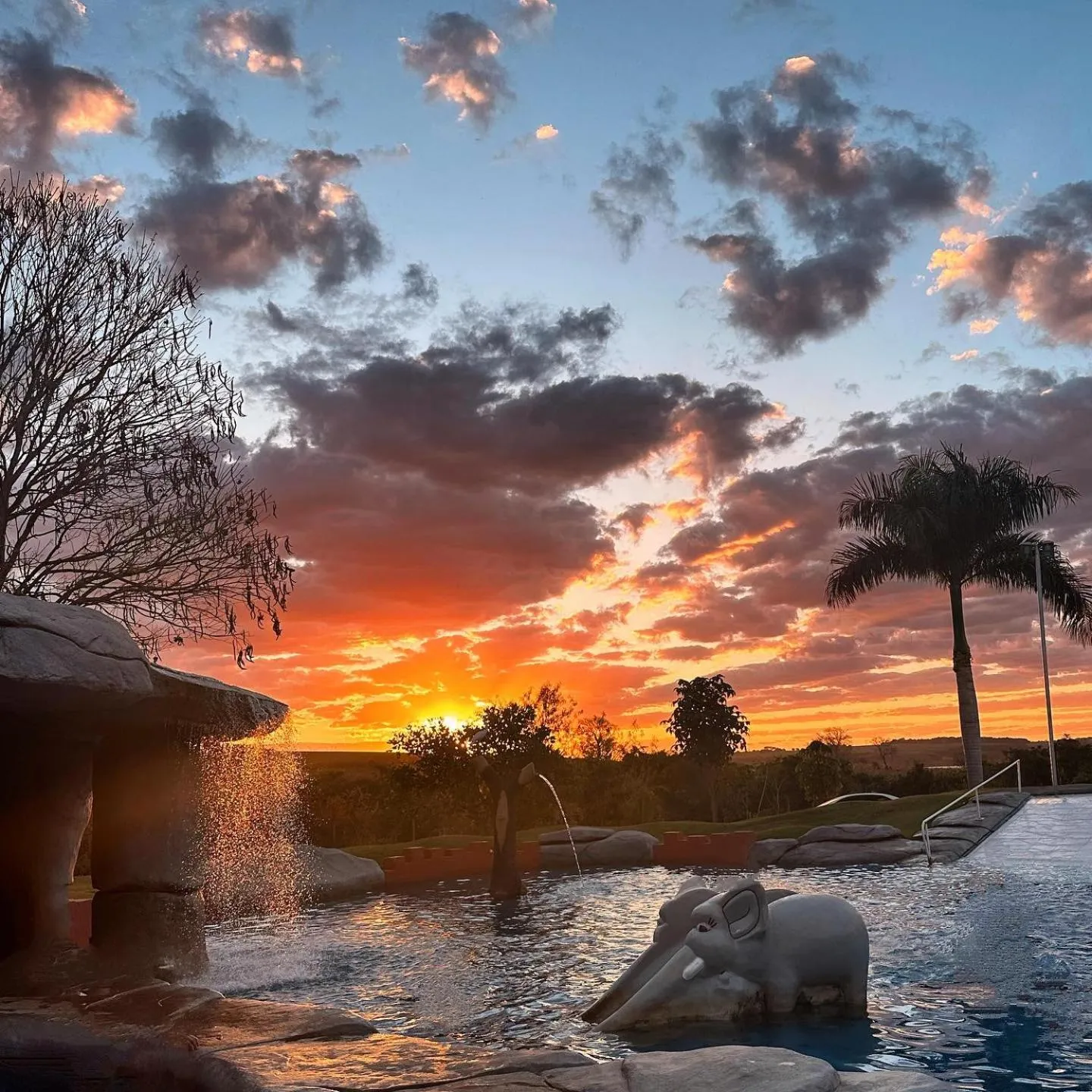 Sunset in Hotel Thermas Bonsucesso