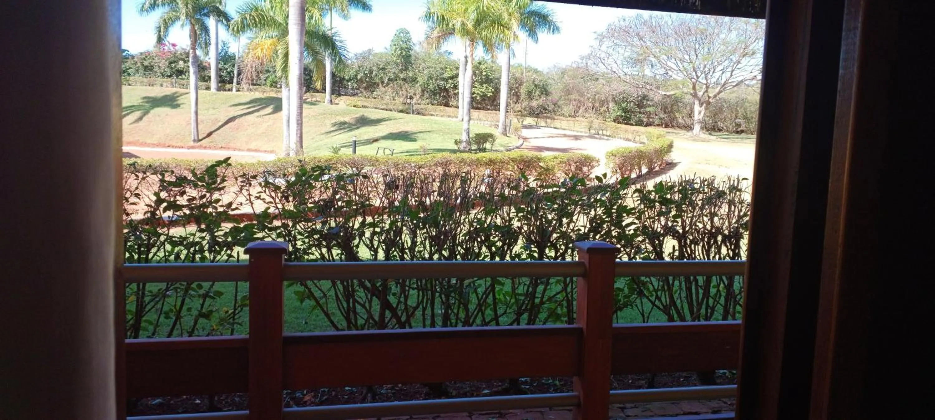 Garden view in Hotel Thermas Bonsucesso