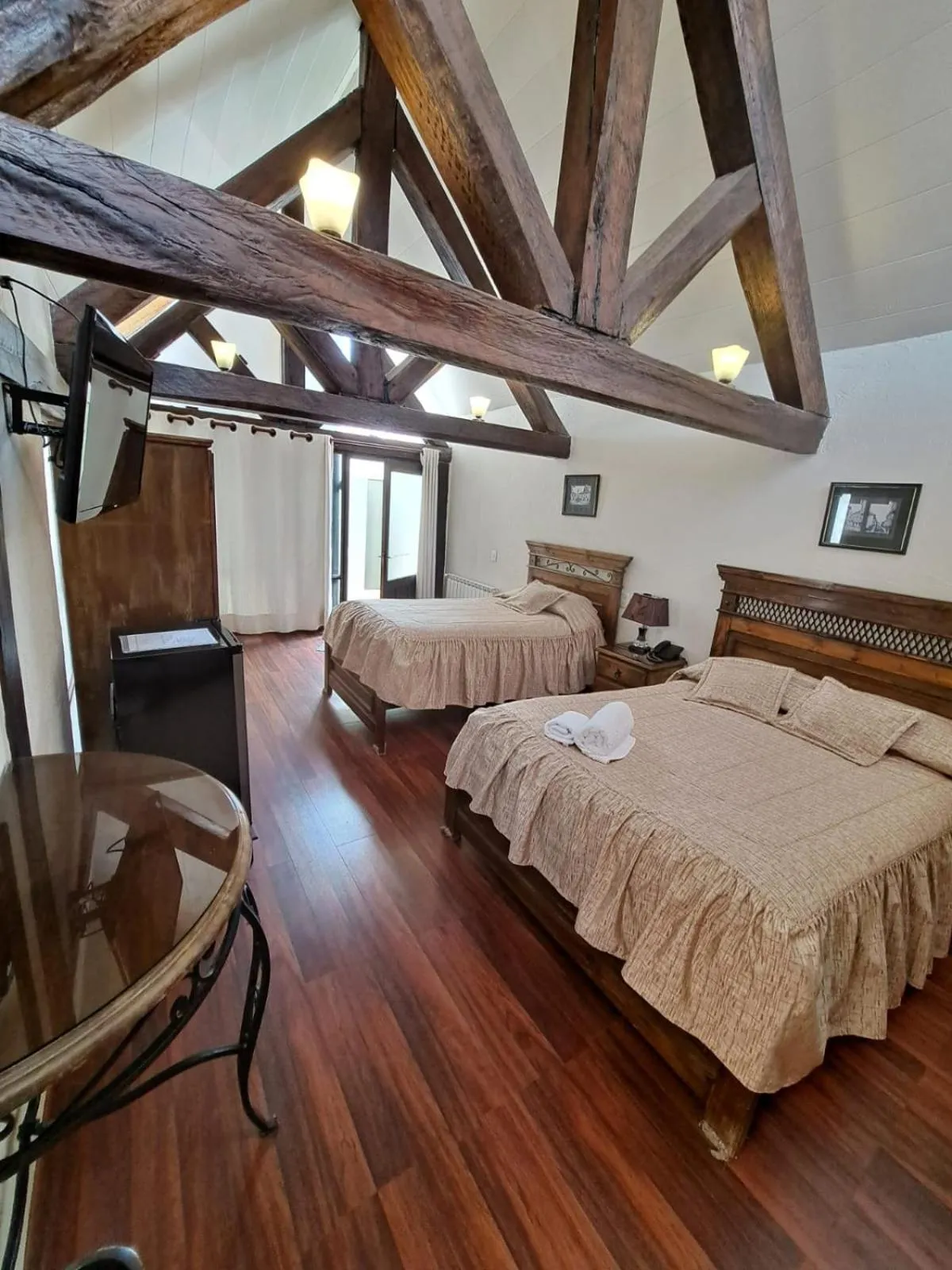 Bed in Hotel Santa Mónica