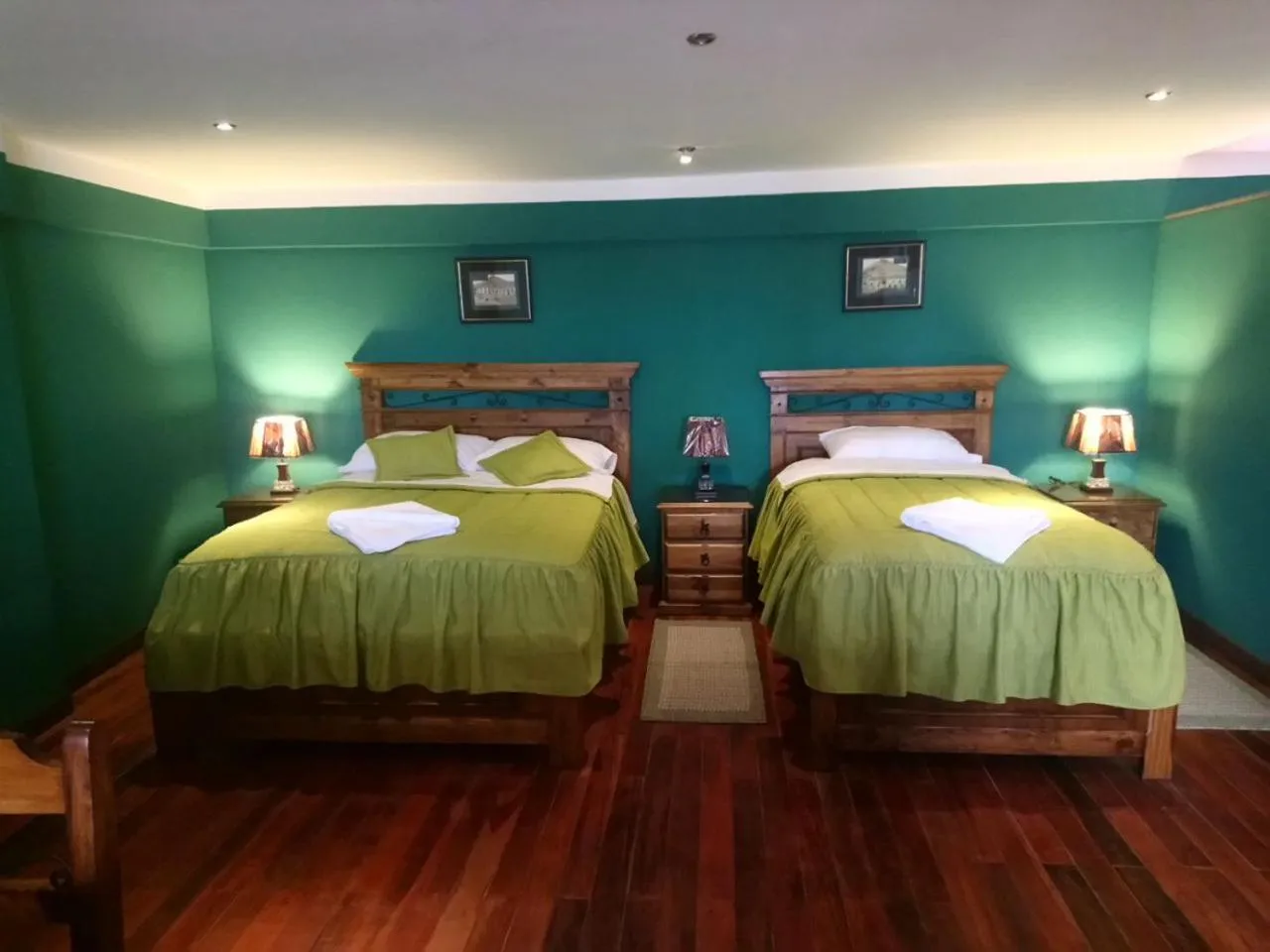 Bed in Hotel Santa Mónica