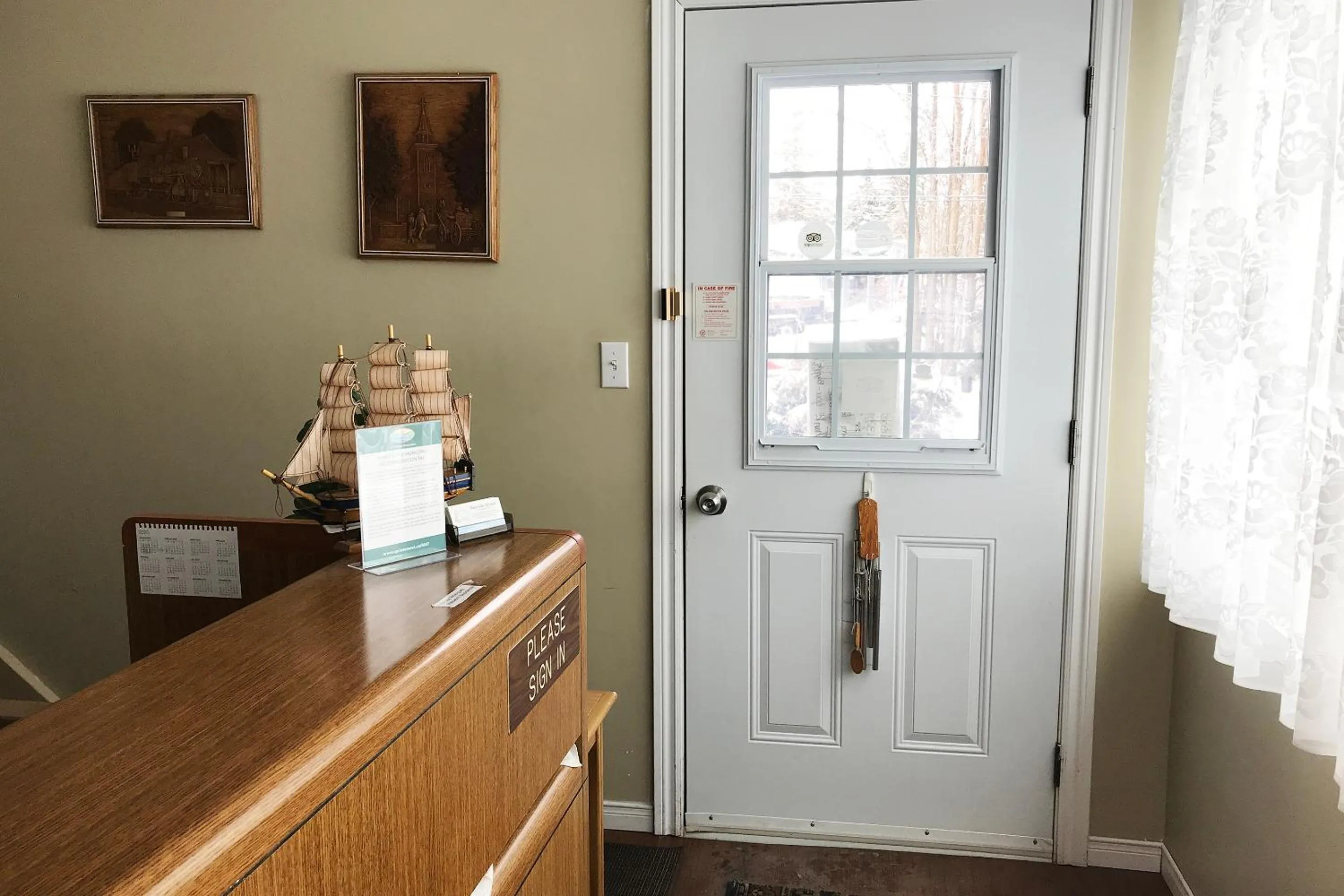 Lobby or reception in Bayside Motel Trenton