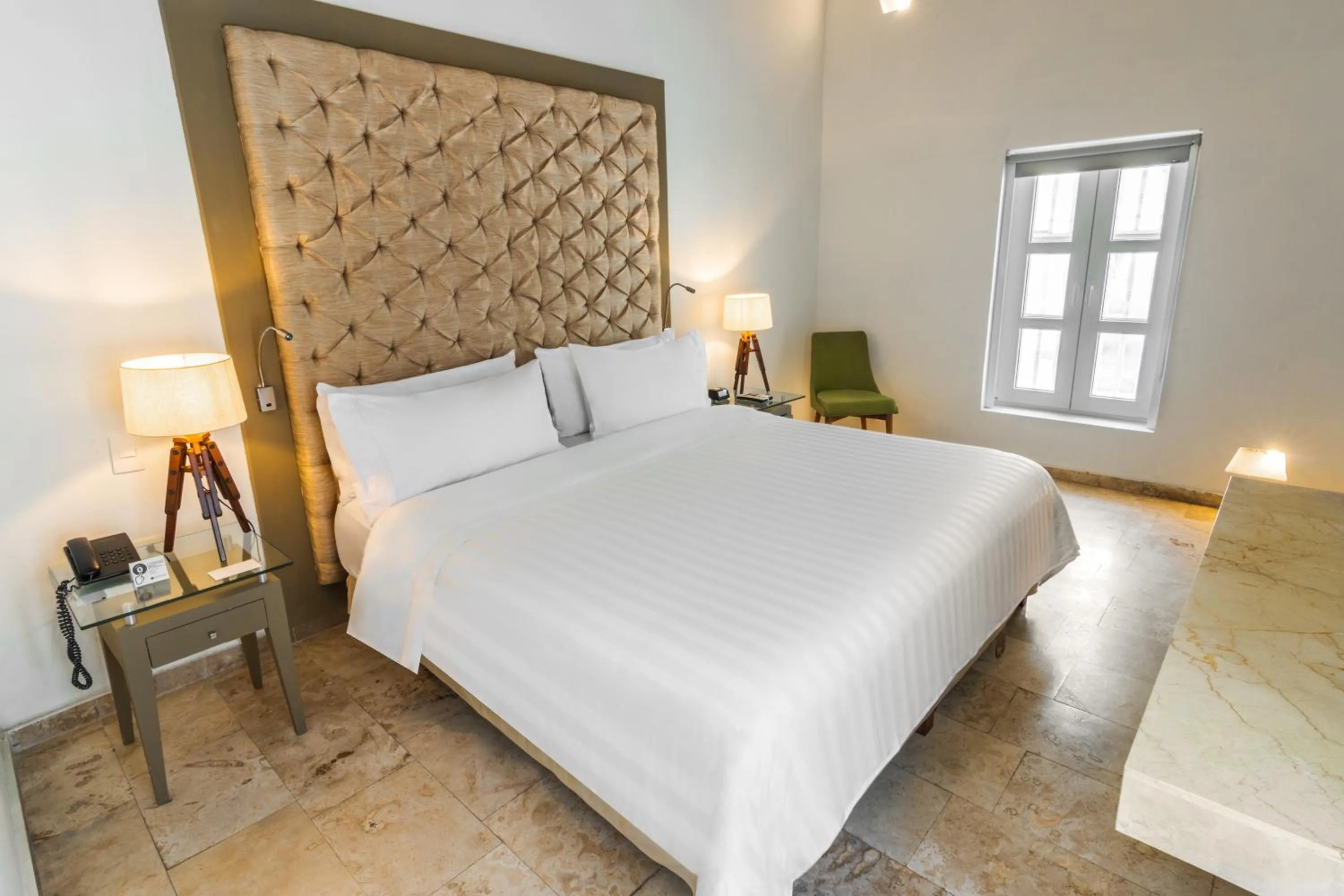 Photo of the whole room, Bed in GHL Collection Armería Real Hotel