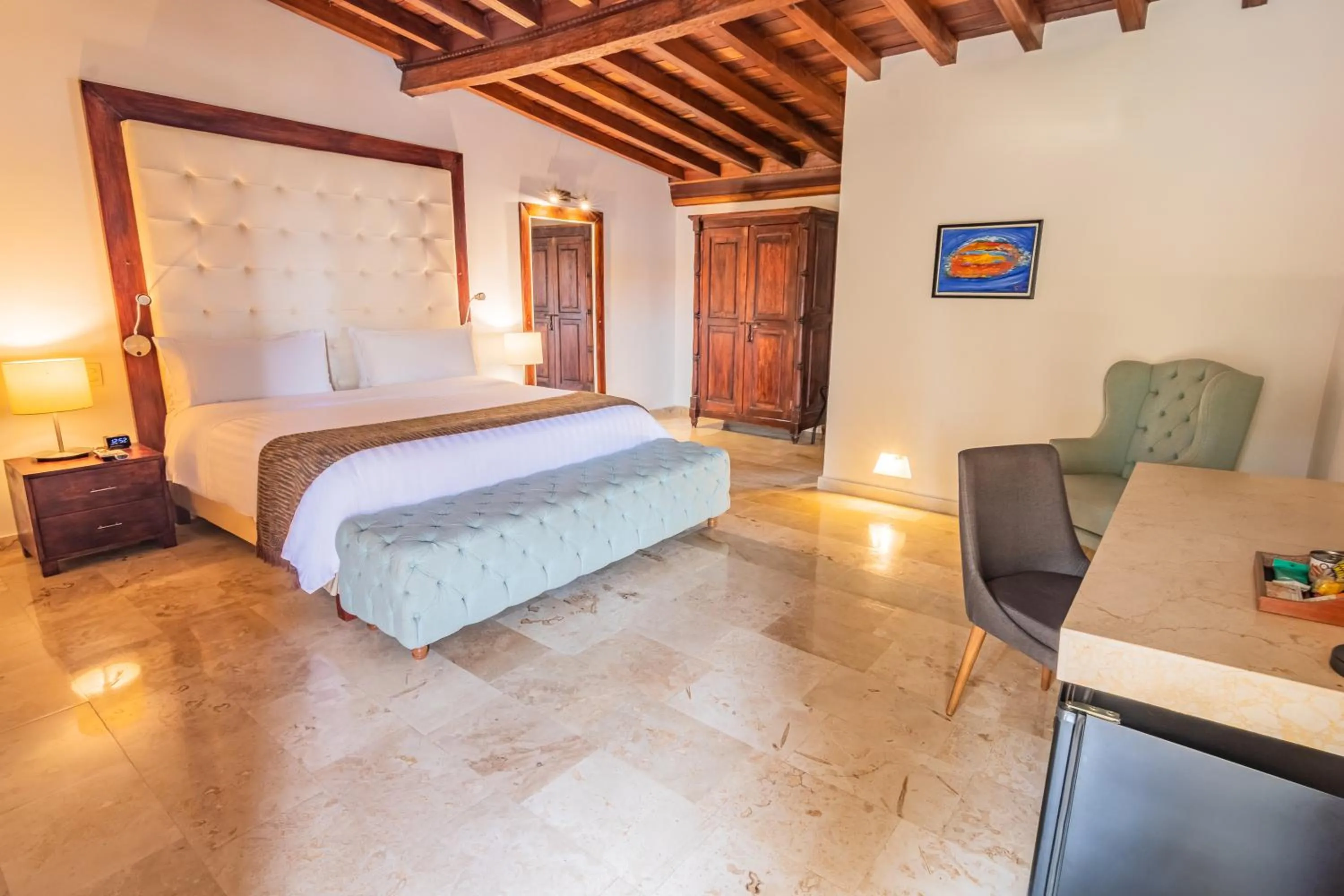 Photo of the whole room, Bed in GHL Collection Armería Real Hotel