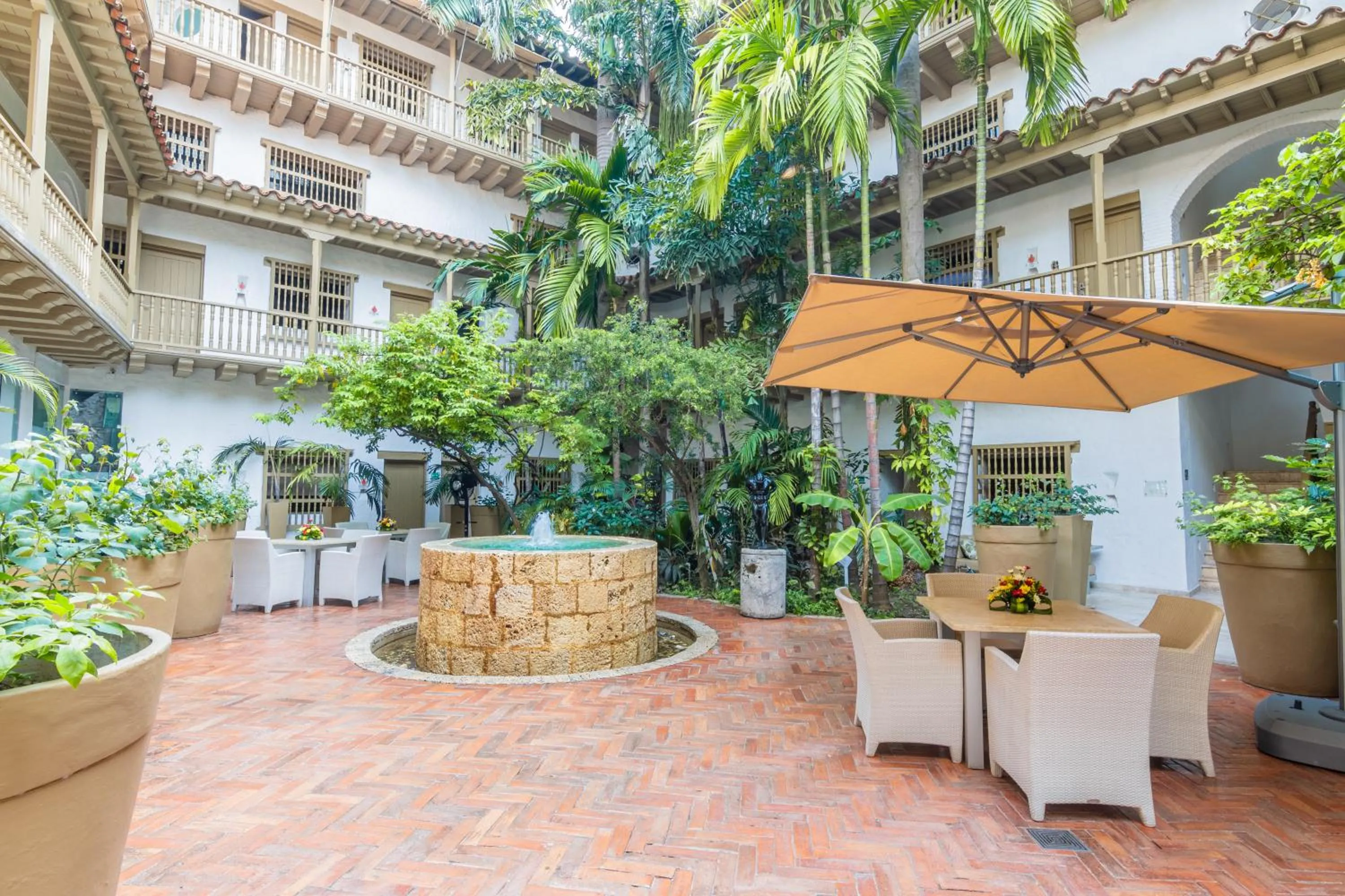 Patio in GHL Collection Armería Real Hotel