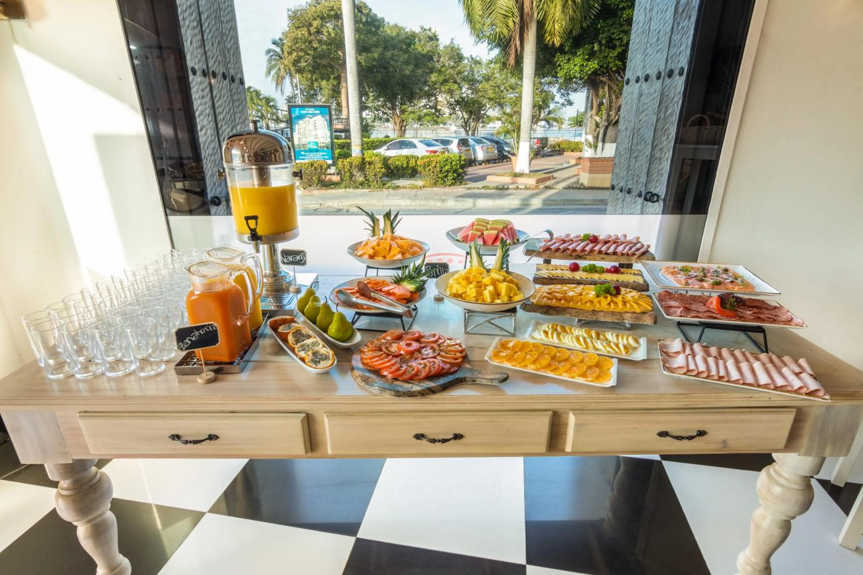 Buffet breakfast in GHL Collection Armería Real Hotel
