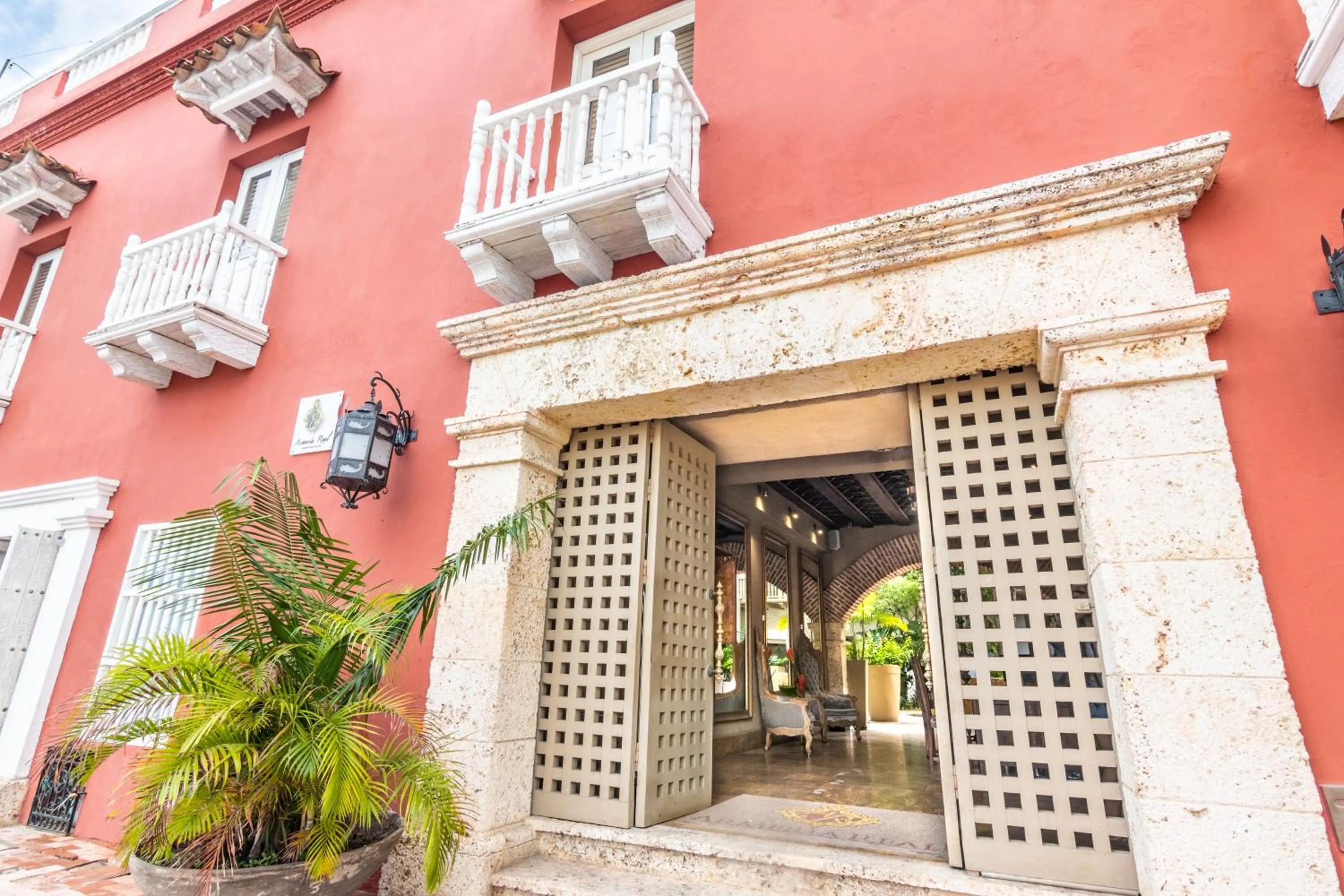 Facade/entrance in GHL Collection Armería Real Hotel