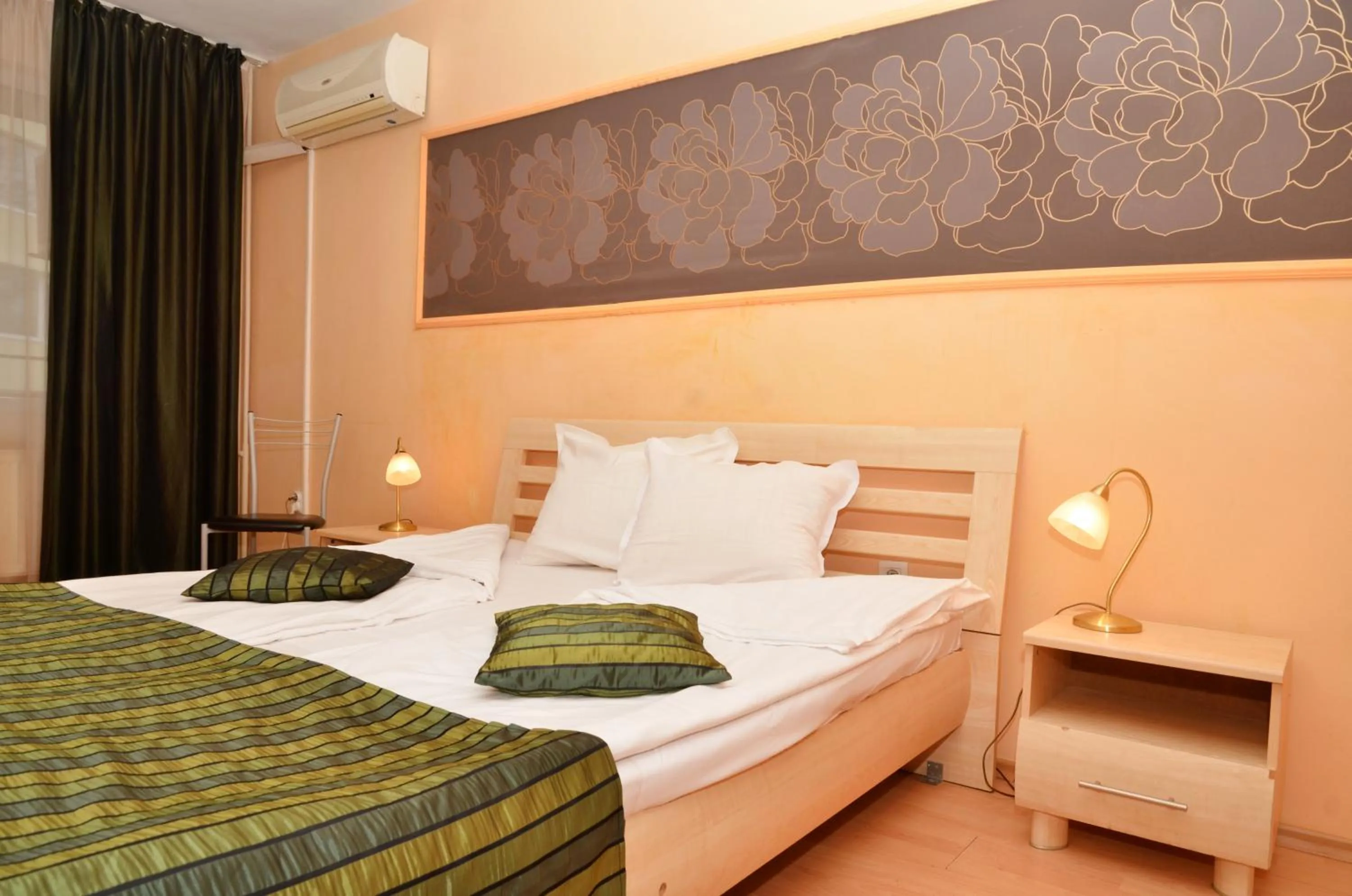 Bed in Hotel Sorbona