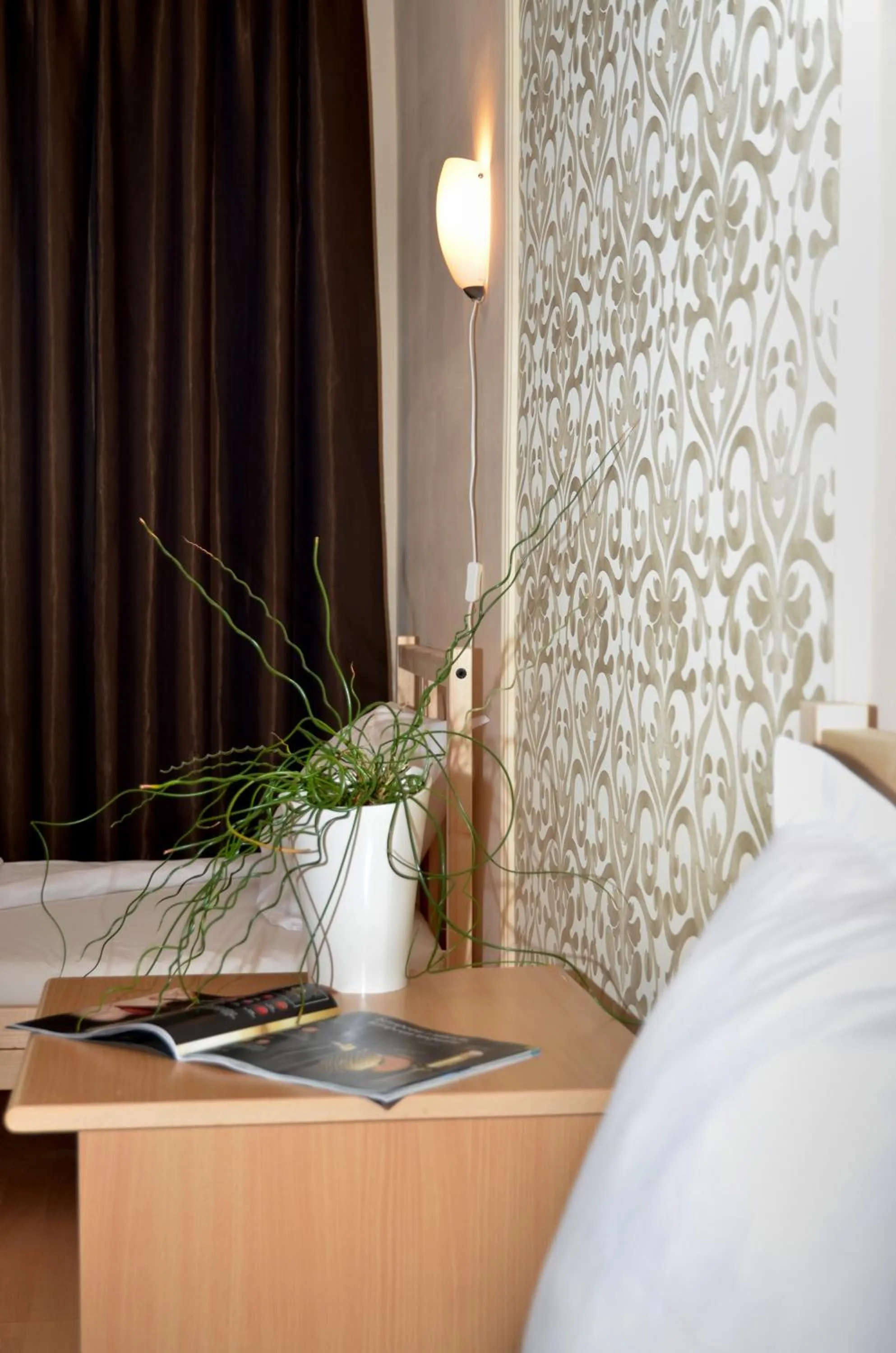 Bed in Hotel Sorbona