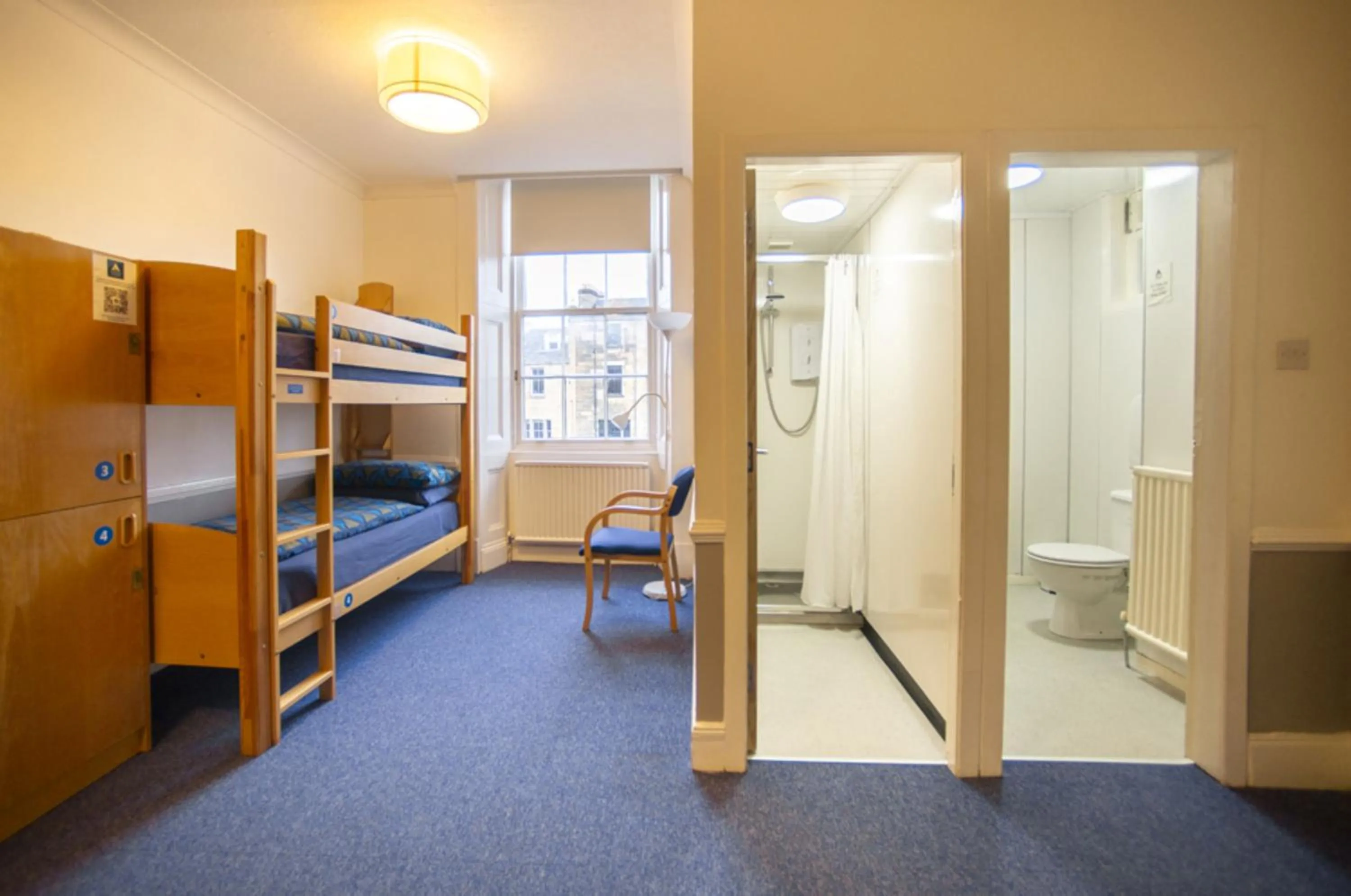 Bedroom, Bed in Glasgow Youth Hostel