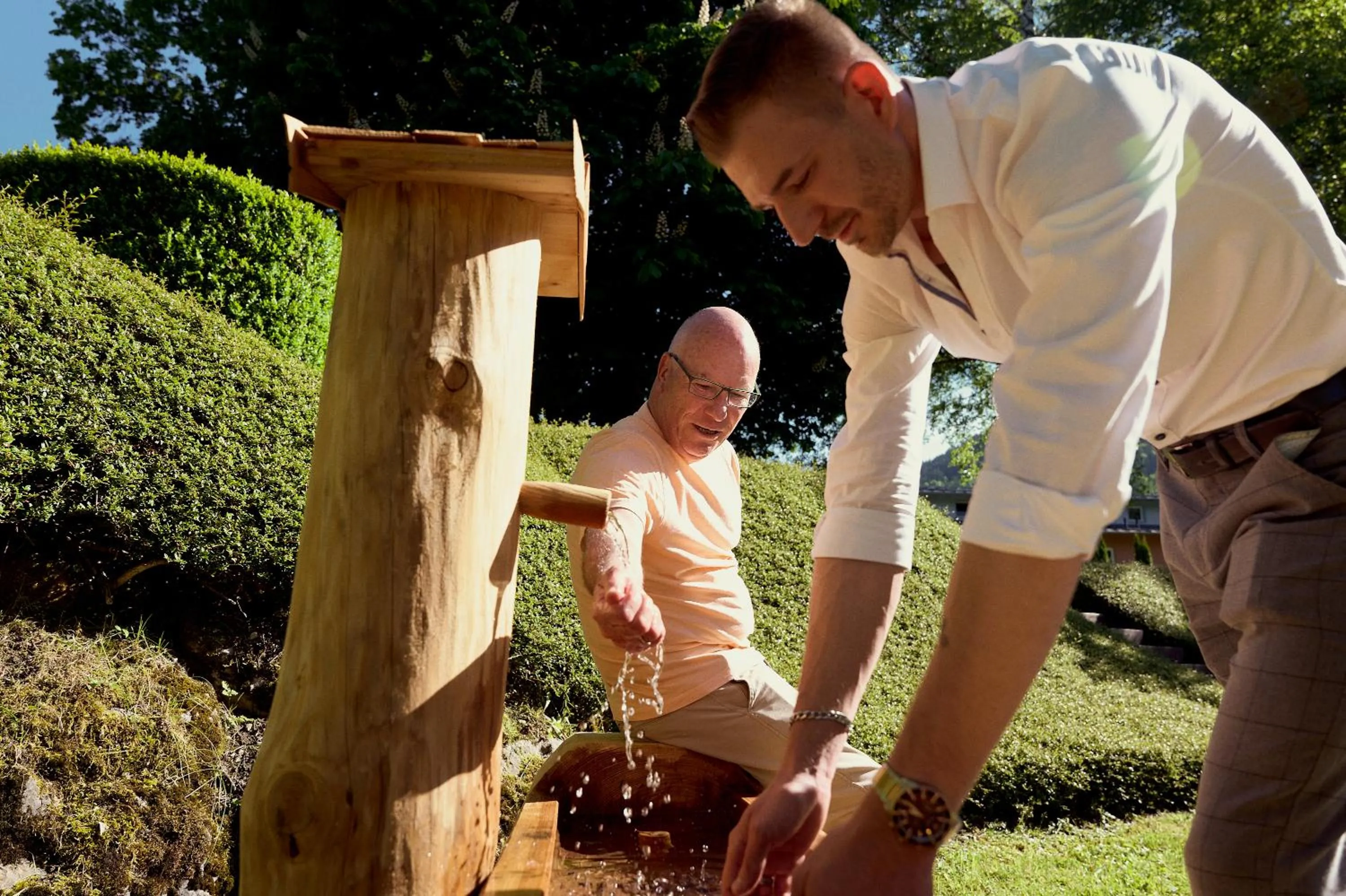 Garden in Hotel Sonnalp