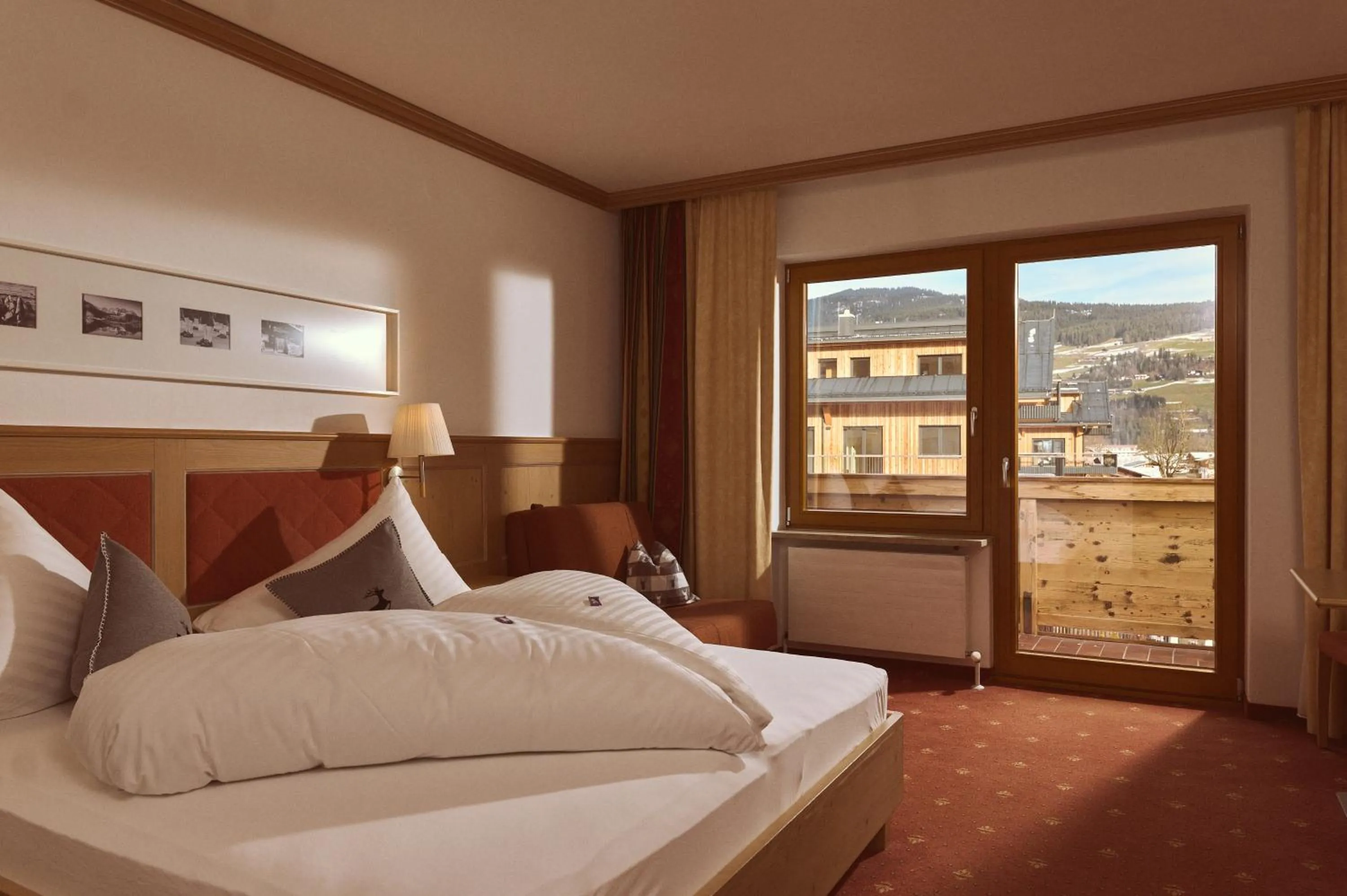 Bed in Hotel Sonnalp