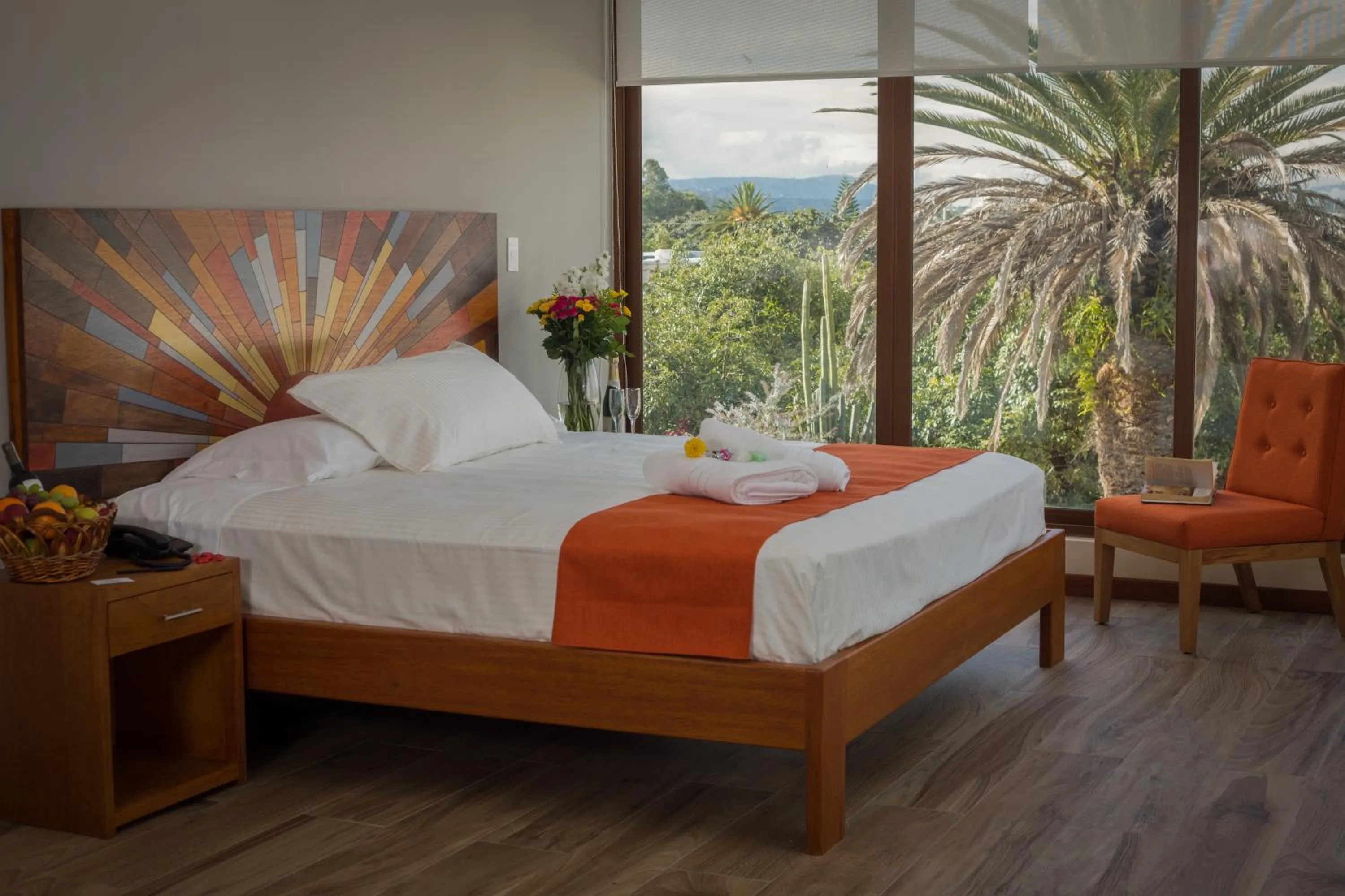 Natural landscape, Bed in Ilalo Garden Hotel & Restaurant