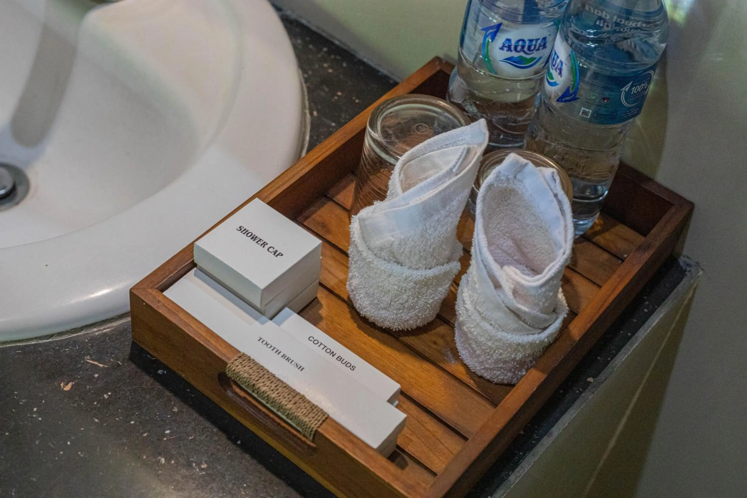 Decorative detail in Sari Bamboo Bungalows