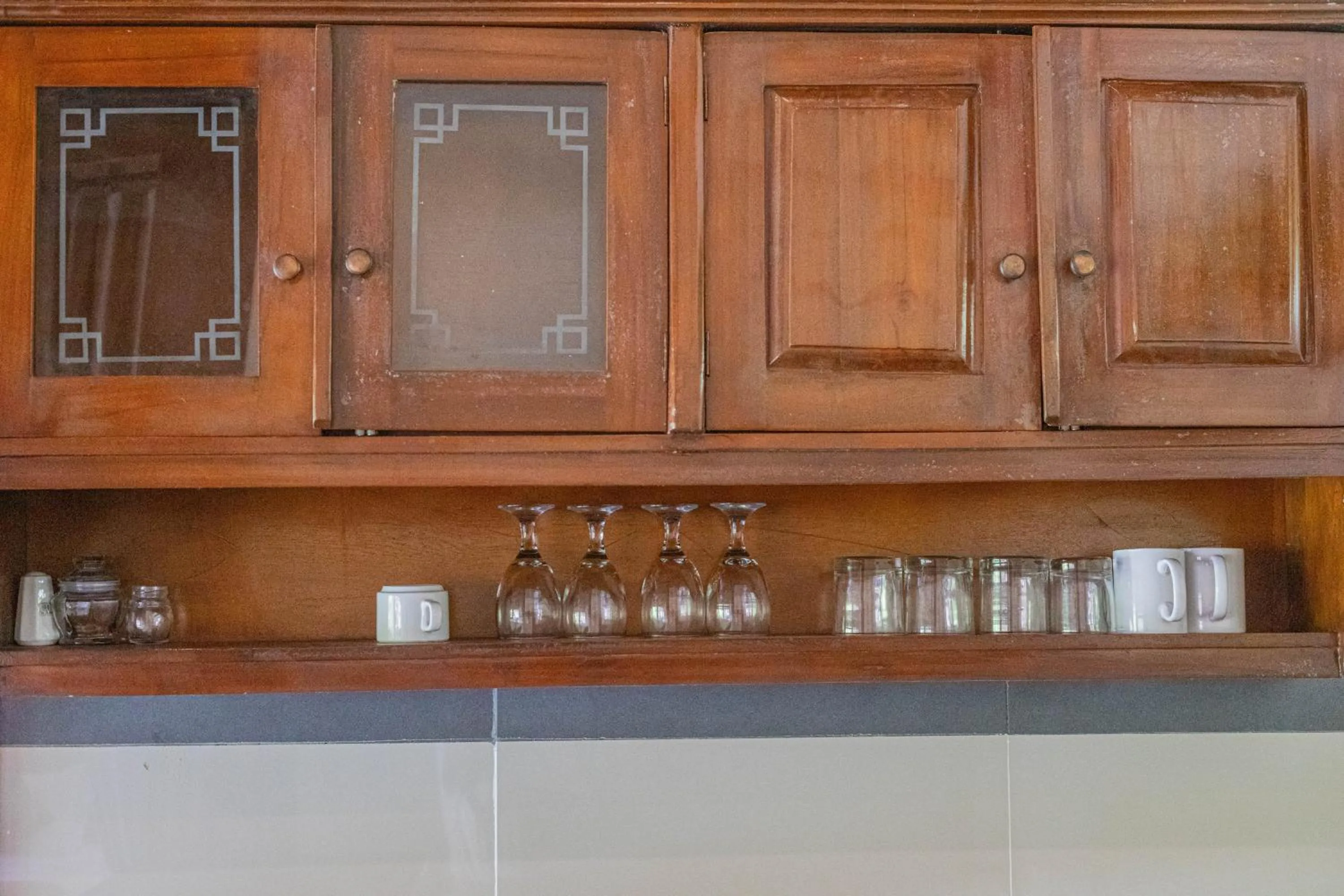 Kitchen or kitchenette in Sari Bamboo Bungalows