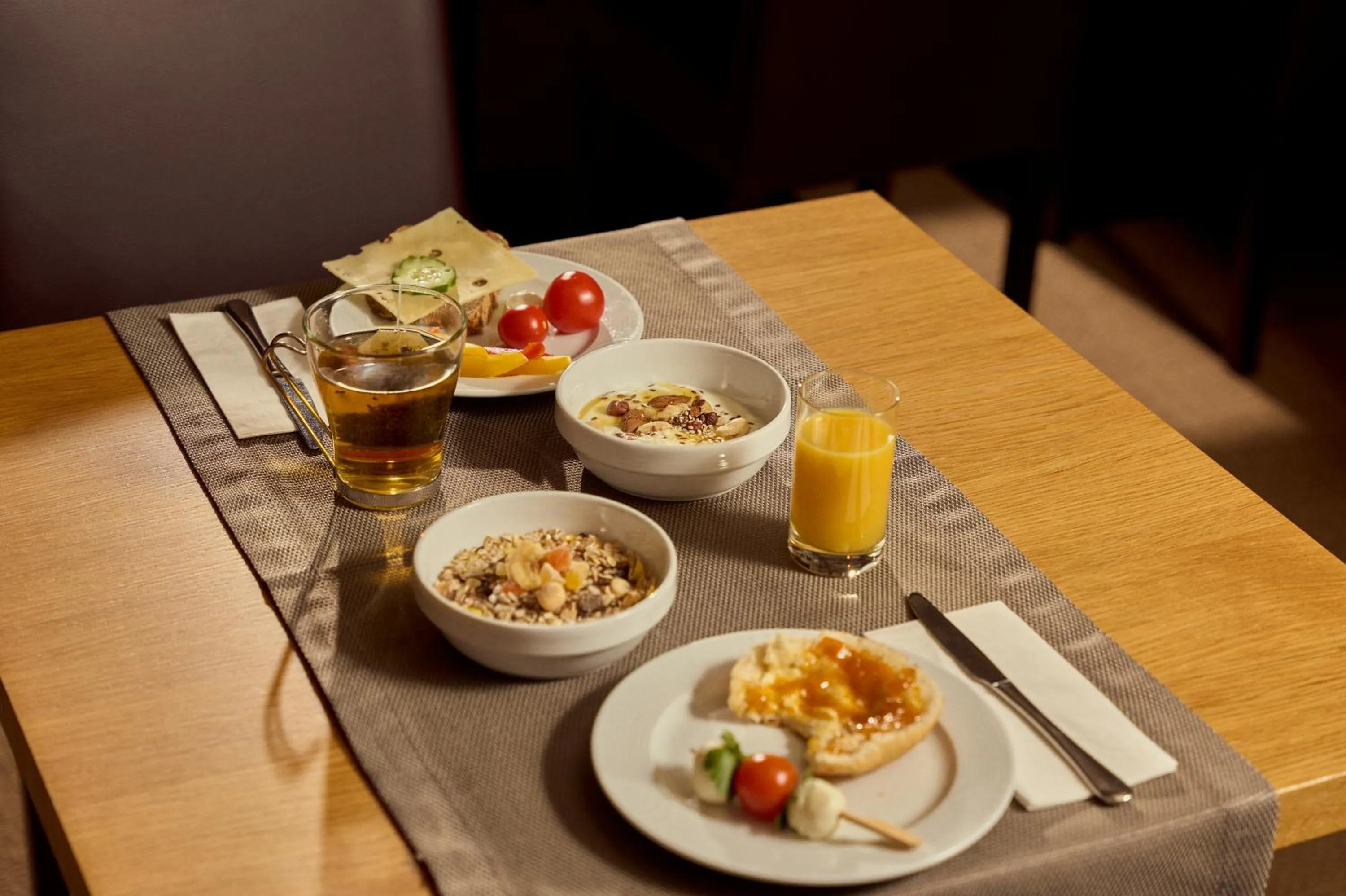 Food and drinks in Parkhotel Kirchberg