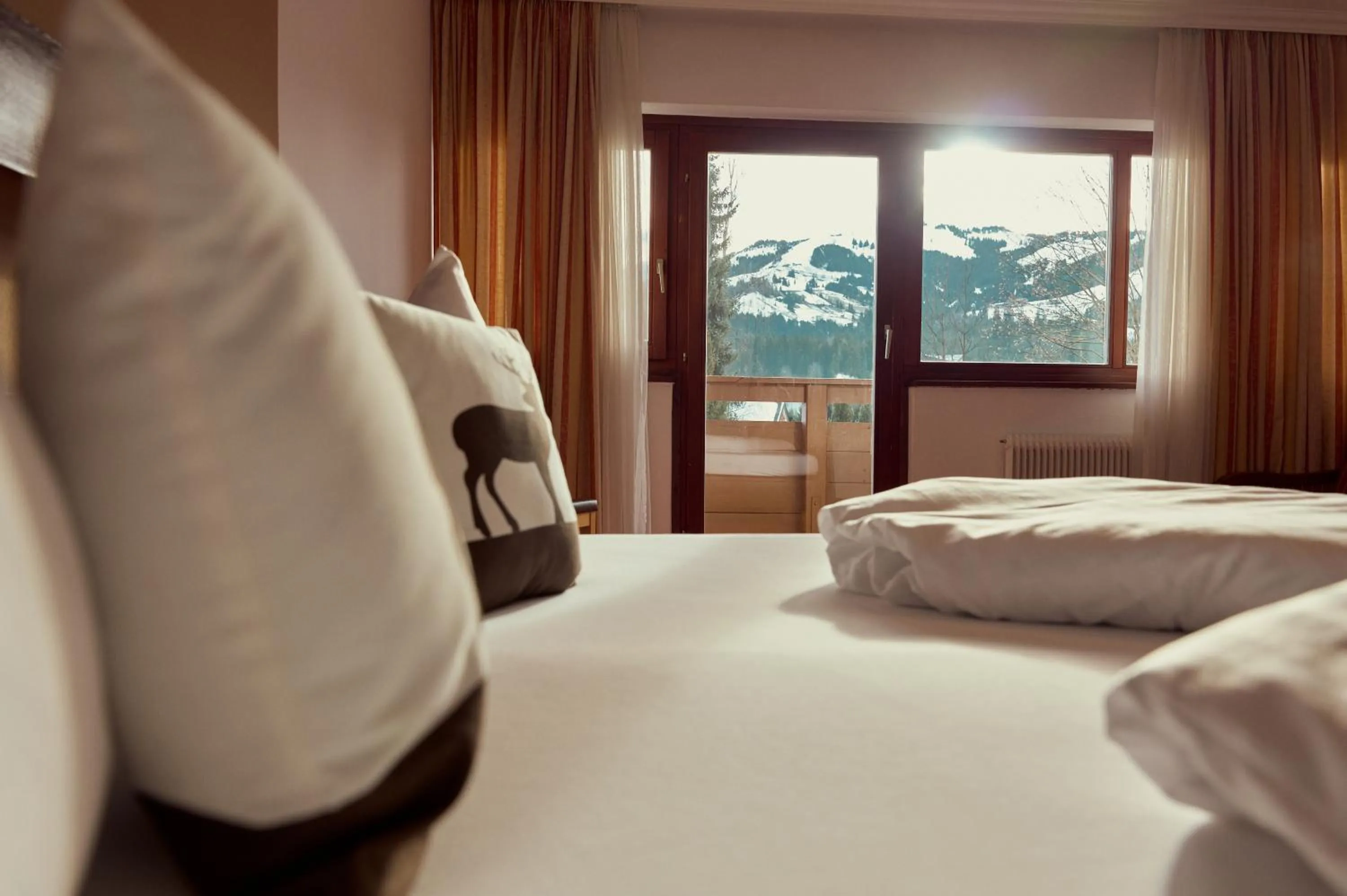Bed in Parkhotel Kirchberg