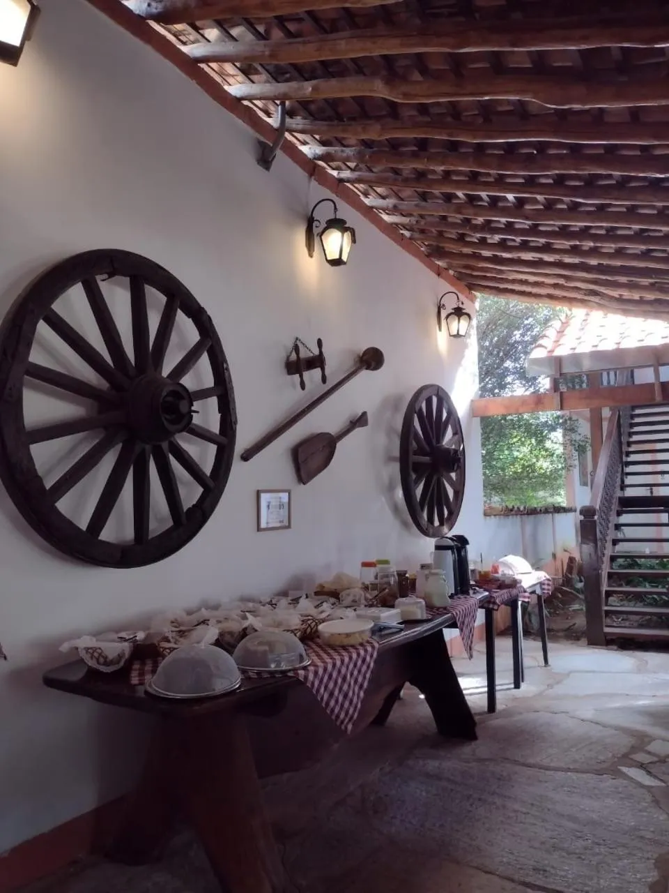 Dining area in Pousada Pouso do Frade