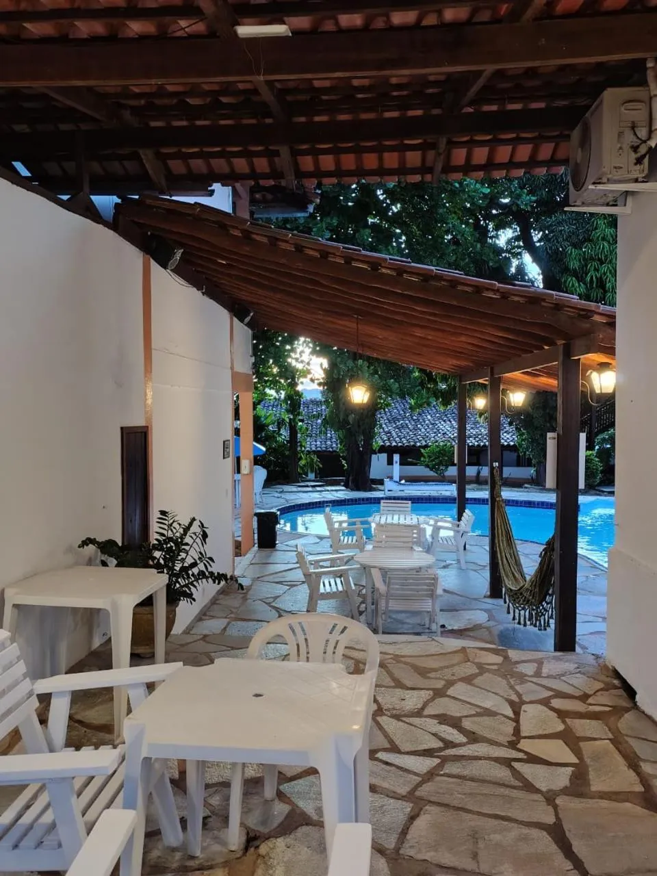 Seating area in Pousada Pouso do Frade