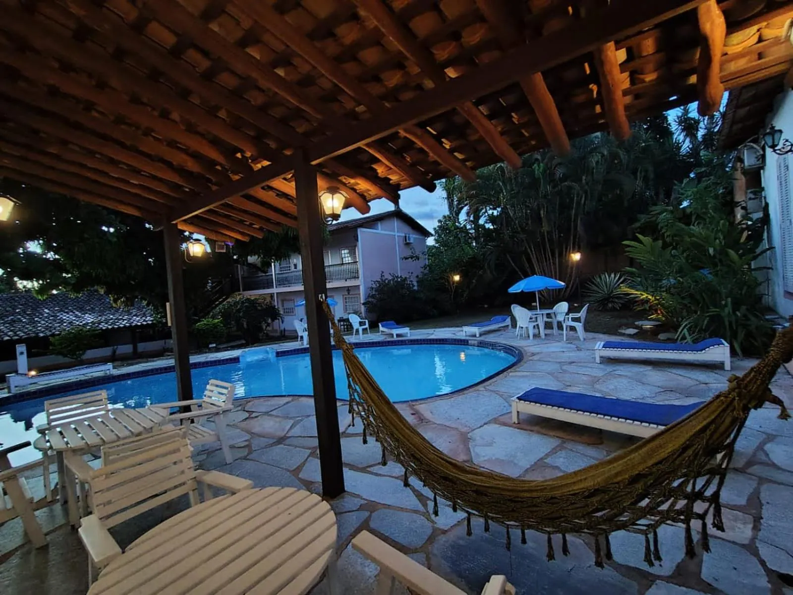 Swimming pool in Pousada Pouso do Frade