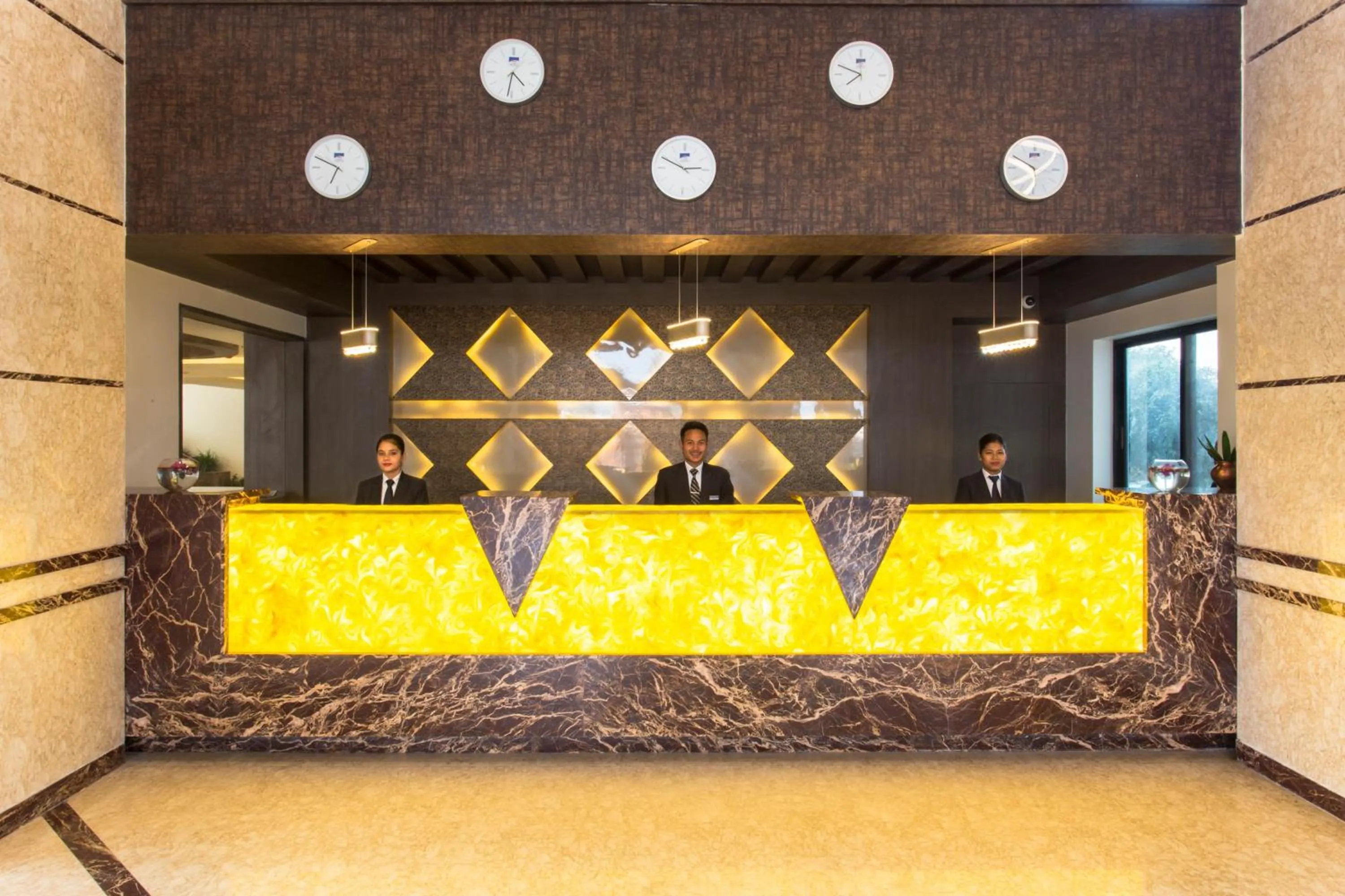 Staff in Hotel Siddhartha, Nepalgunj