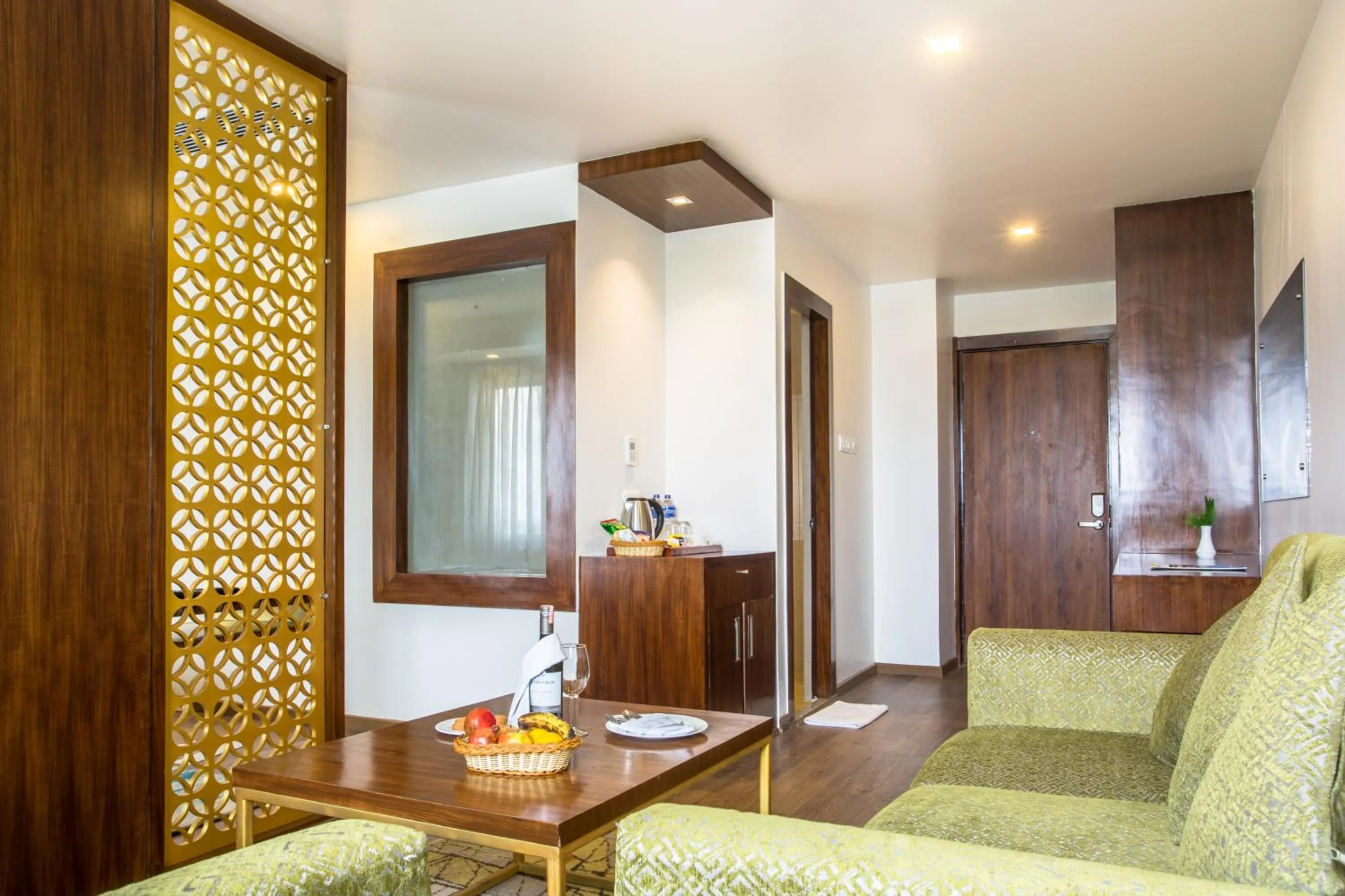 Living room in Hotel Siddhartha, Nepalgunj