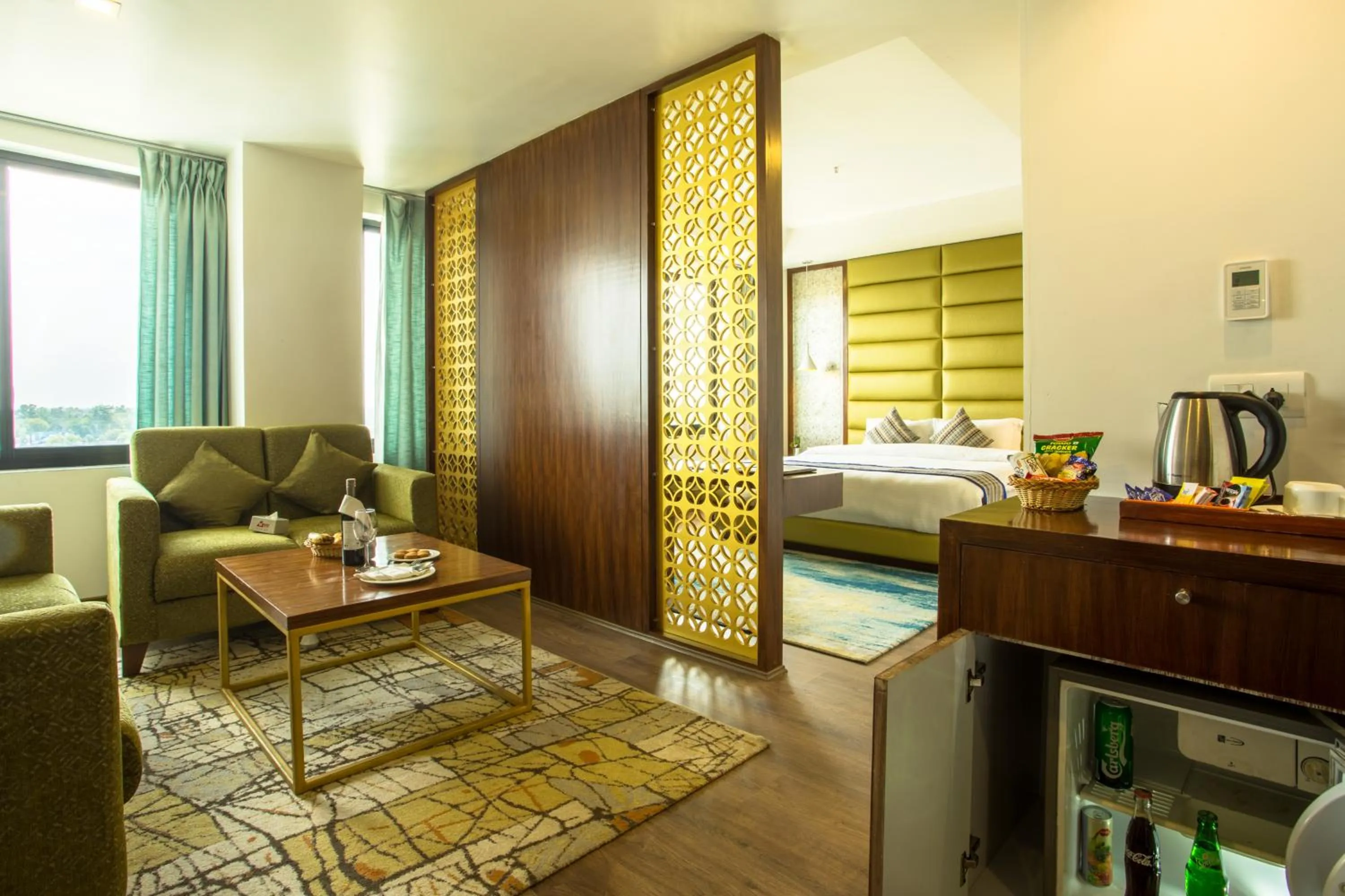 Living room in Hotel Siddhartha, Nepalgunj