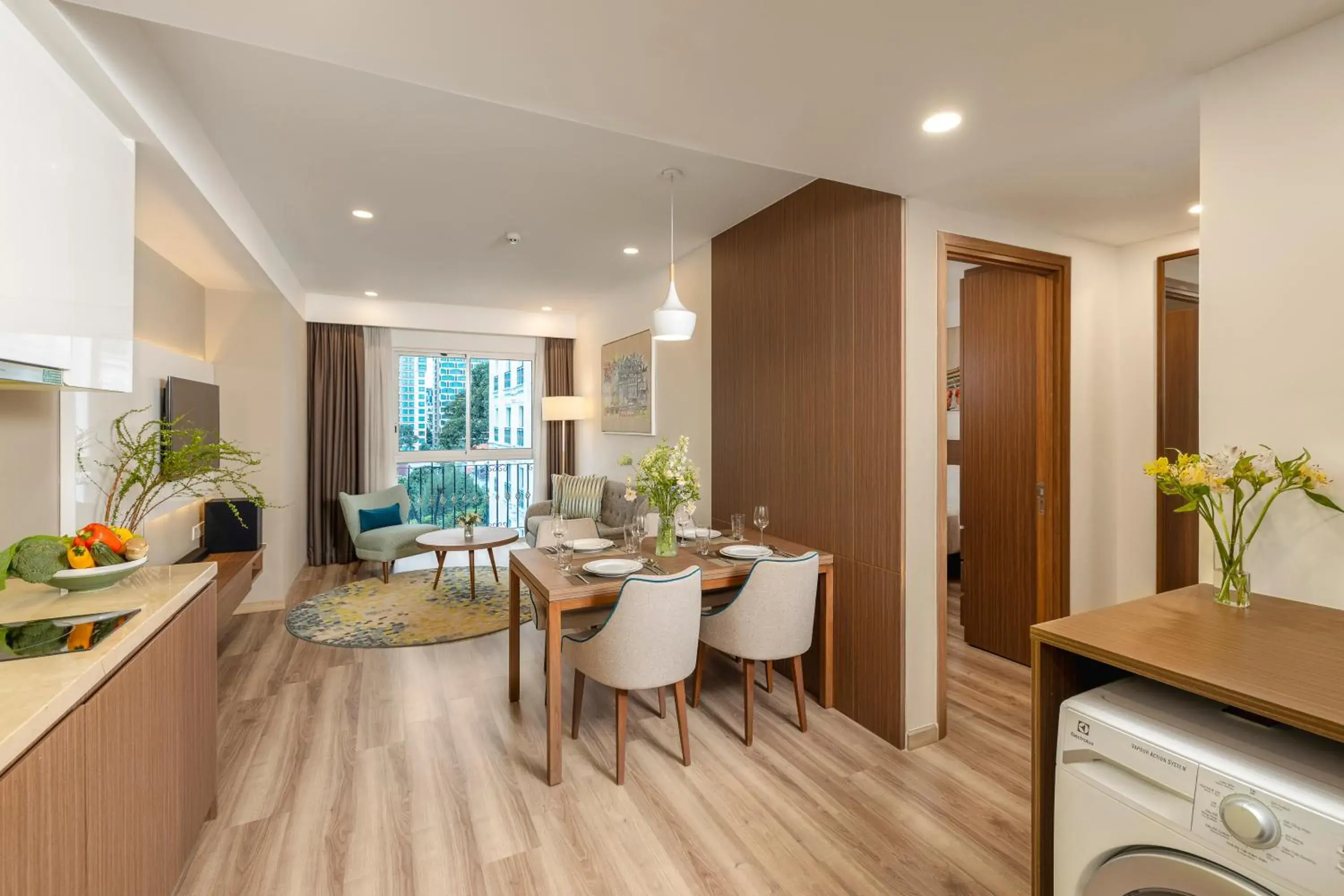 Executive One-Bedroom Apartment City View with Kitchenette and One-time Afternoon Tea per stay in T-Ritz Saigon Hotel & Apartment Executive One-Bedroom Apartment City View with Kitchenette and One-time Afternoon Tea per stay in T-Ritz Saigon Hotel & Apartment